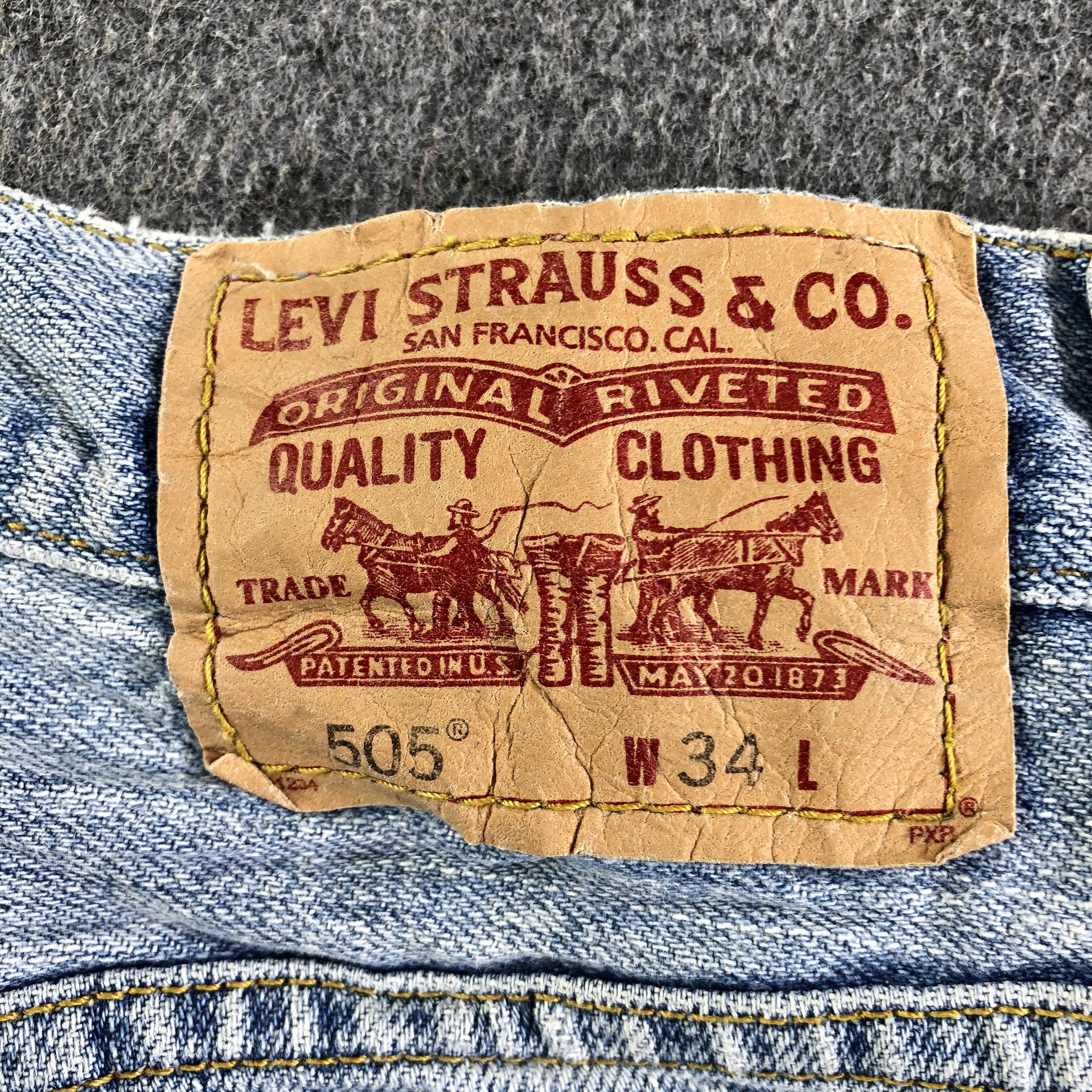 Levi's × Vintage Vintage 90s Light Wash Levis 505 Jeans-J4099 Size US 32 / EU 48 - 4 Thumbnail