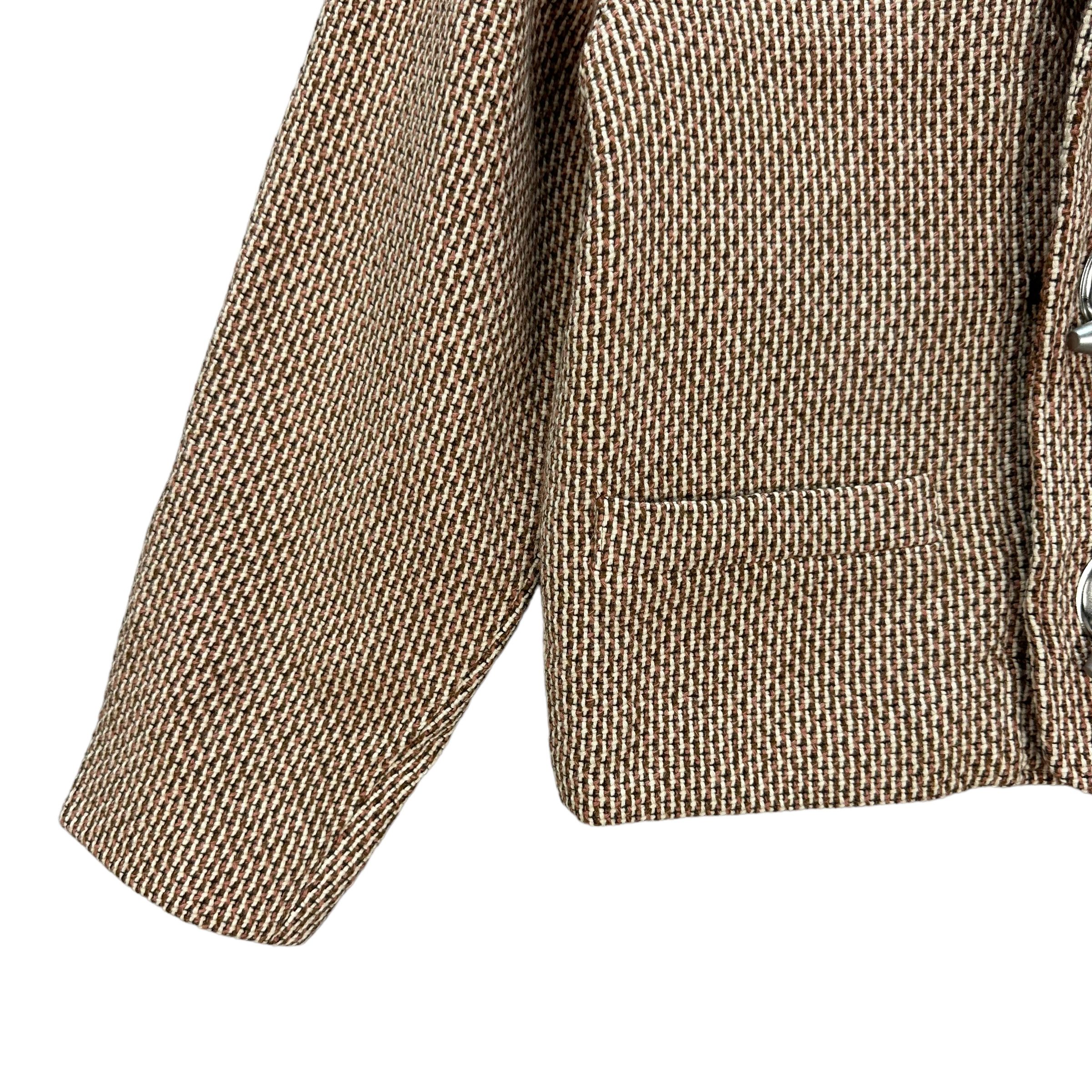 Y's Y'S BIS TOGGLE BUTTON CROP JACKET #8269-219 Size M / US 6-8 / IT 42-44 - 4 Thumbnail