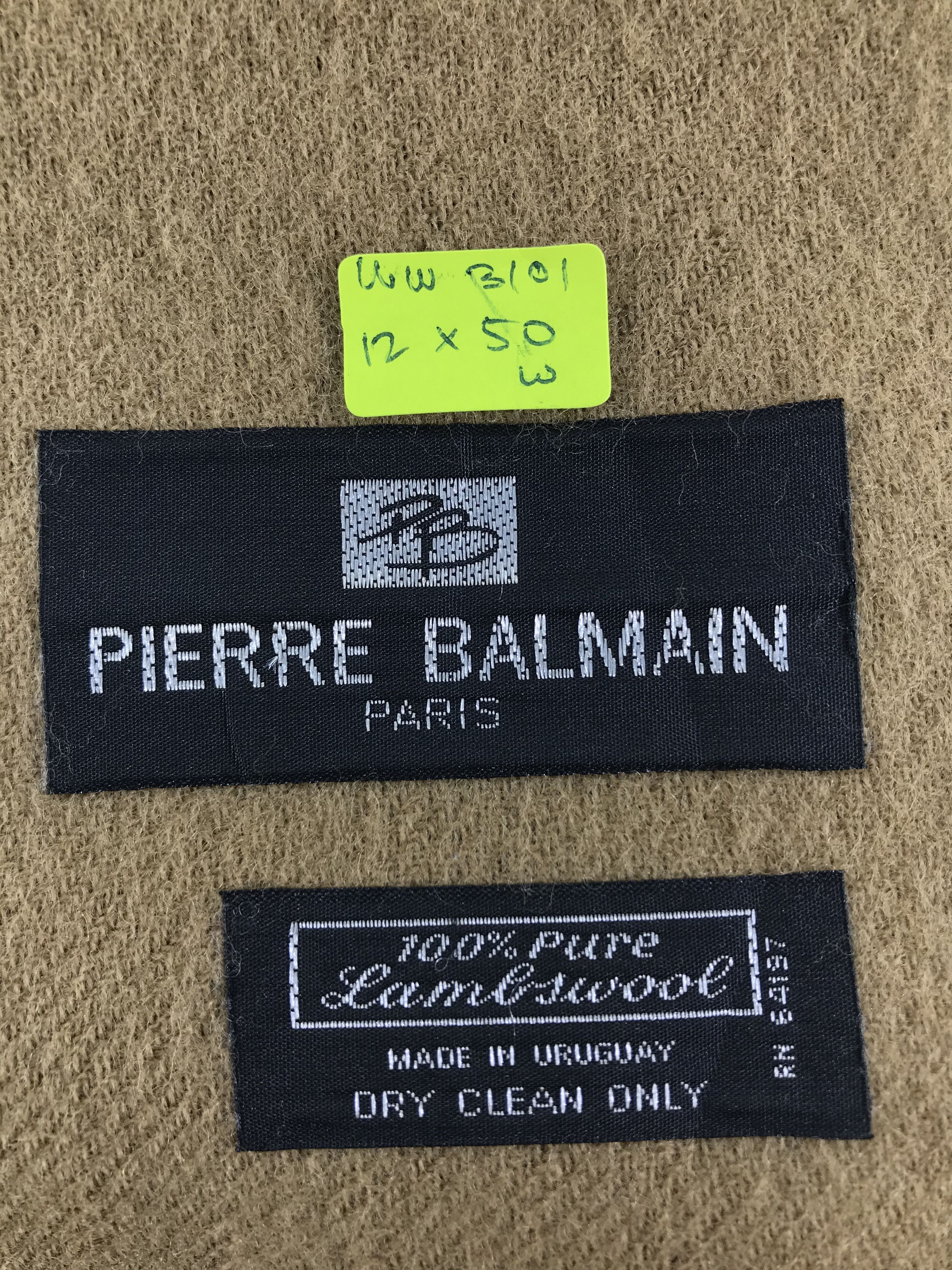 Vintage Pierre Balmain Scarf / Muffler / Neckwear - WW3101 Size ONE SIZE - 4 Thumbnail
