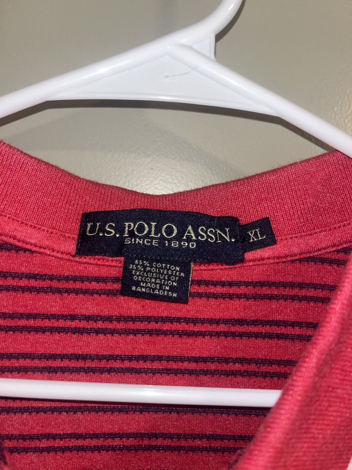 Polo Ralph Lauren Ralph Lauren red/navy stripe polo Size US XL / EU 56 / 4 - 2 Thumbnail