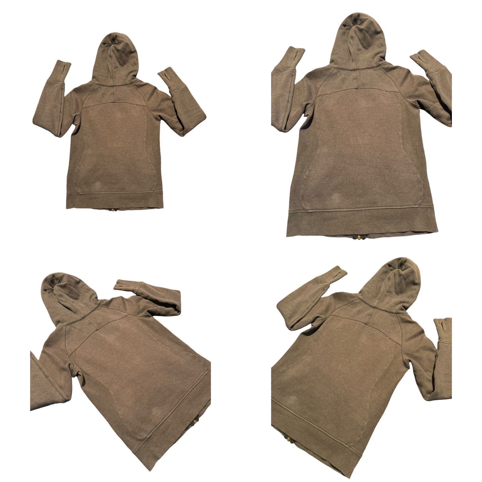 Lululemon Lululemon Scuba Hoodie Womens Distressed Gray Fabric Full Zip Embroidered Sz 6 Size M / US 6-8 / IT 42-44 - 8 Thumbnail