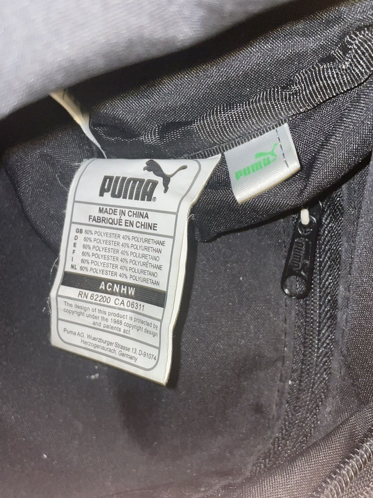 Puma Vintage Y2K Puma Black & White Cat Logo Cute Hand Bag Purse Size ONE SIZE - 24 Thumbnail