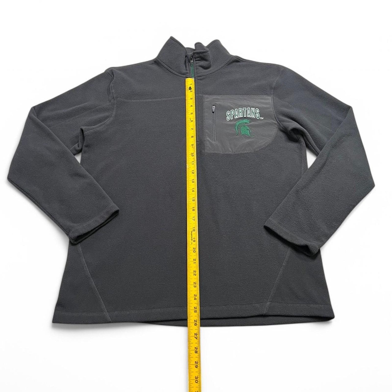 Collegium Michigan State Spartans 1/4 Zip Men’s Pullover - L Size US L / EU 52-54 / 3 - 3 Thumbnail