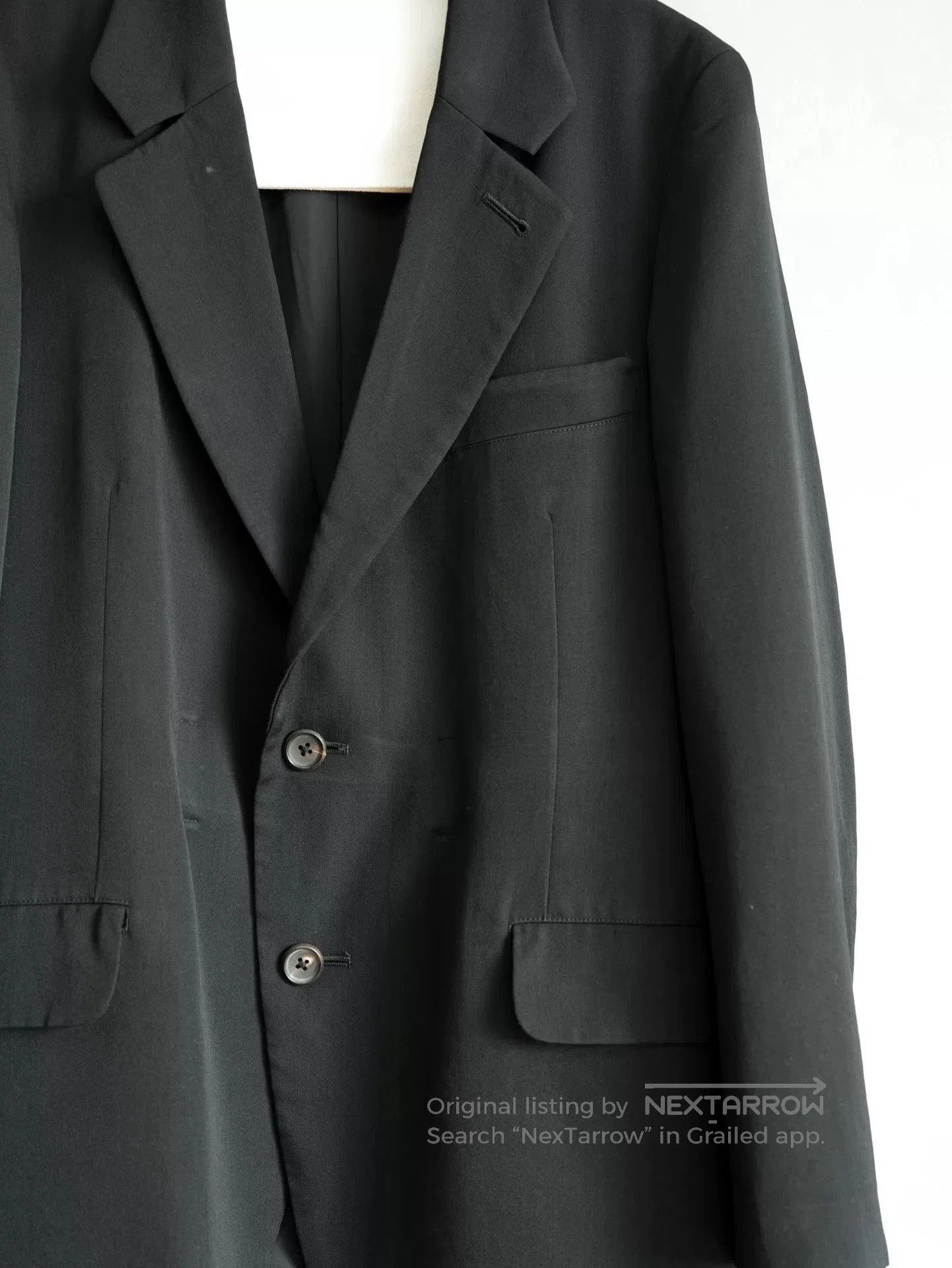 Yohji Yamamoto black Yohji Yamamoto tie jacket. Size US S / EU 44-46 / 1 - 6 Thumbnail