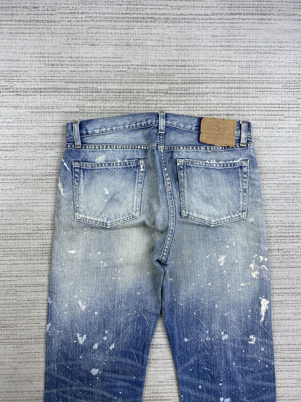 Japanese Brand Vintage Hysteric Glamour RNA Selvedge Splatter Paint Jeans Size US 32 / EU 48 - 9 Thumbnail