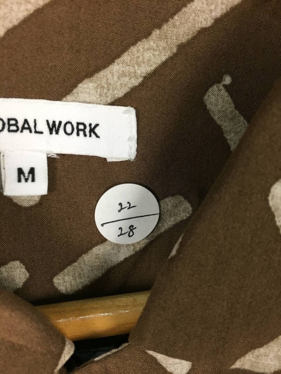 Global Work Global Work Abstract Brushstroke Rayon Camp Collar Shirt Size US M / EU 48-50 / 2 - 10 Thumbnail