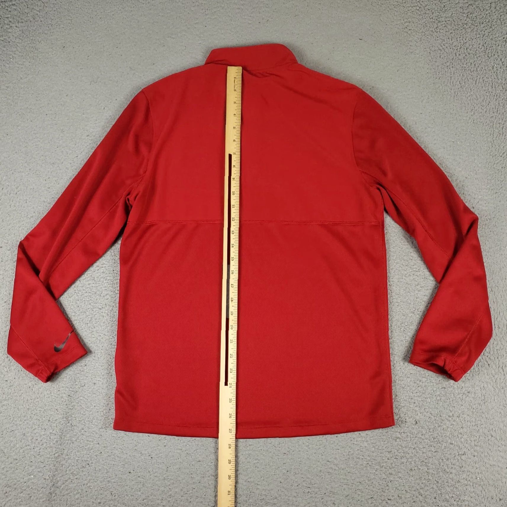 Nike Nike T Shirt Mens Size Small Red Golf 1/4 Zip Active Pullover Long Sleeve Size US S / EU 44-46 / 1 - 5 Thumbnail