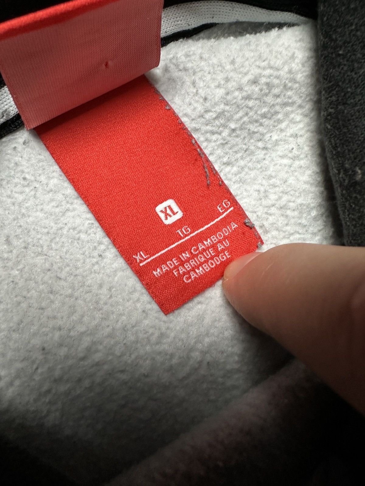 Nike Grey Nike AIR Cotton Fleece Suit Oversize Drill Track Suit Size US XL / EU 56 / 4 - 10 Thumbnail