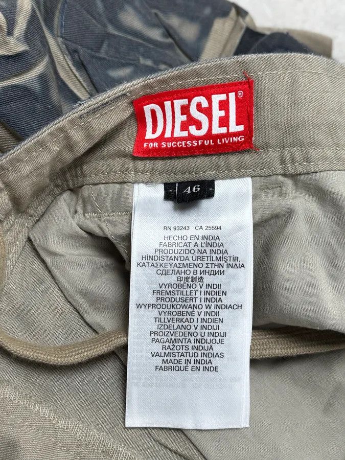 Diesel Diesel Navy Multi Pockets Contemporary Splash Cargo Pants Size US 32 / EU 48 - 12 Thumbnail