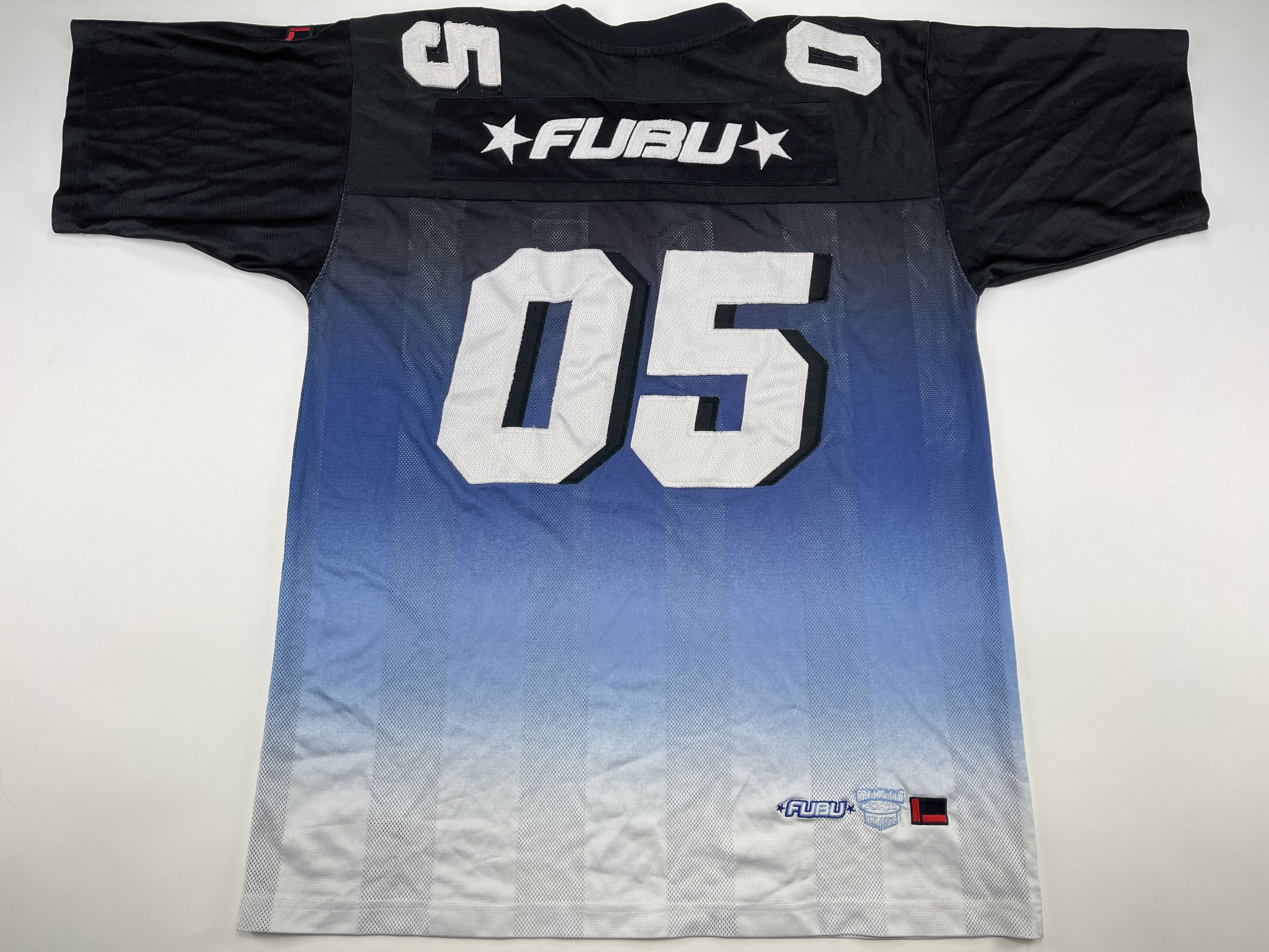 Fubu Fubu Jersey Blue 05 Champions Y2K Baggy Hip Hop Stripe | Grailed