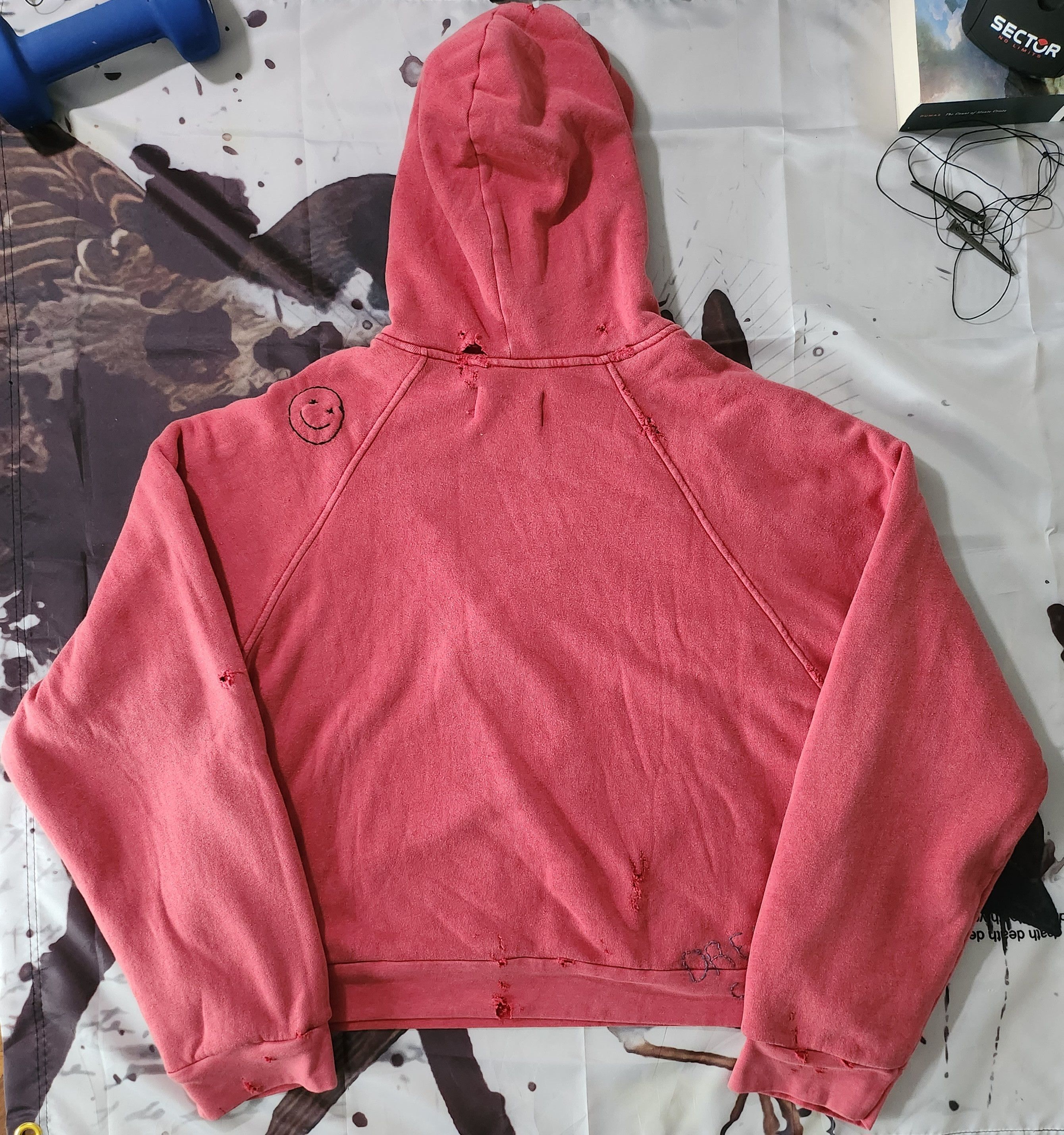 Liberal Youth Ministry Destroyed Boxy Knit Hoodie Size US XL / EU 56 / 4 - 2 Thumbnail