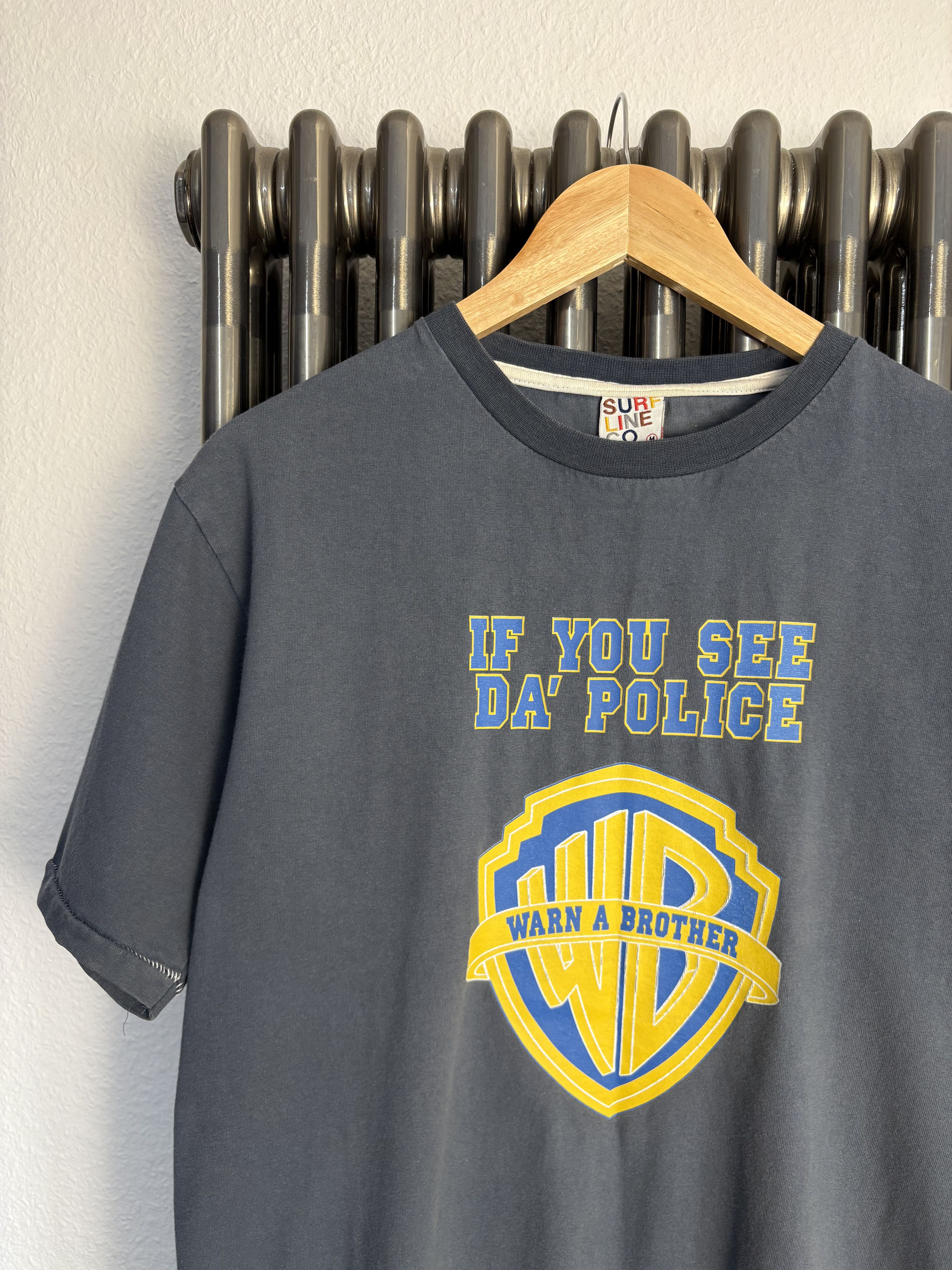 Vintage Vintage Warn-A-Brother Marble Blue T-shirt (M) Size US M / EU 48-50 / 2 - 2 Thumbnail
