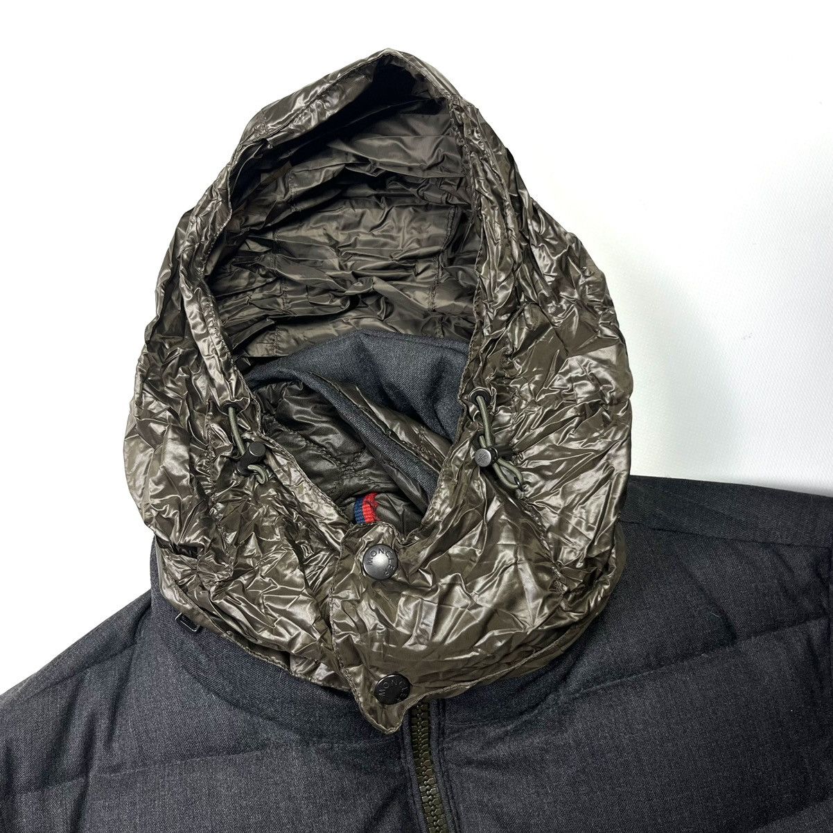 Moncler Moncler Tierce Puffer Jacket Luxury Wool Gray Size US S / EU 44-46 / 1 - 7 Thumbnail