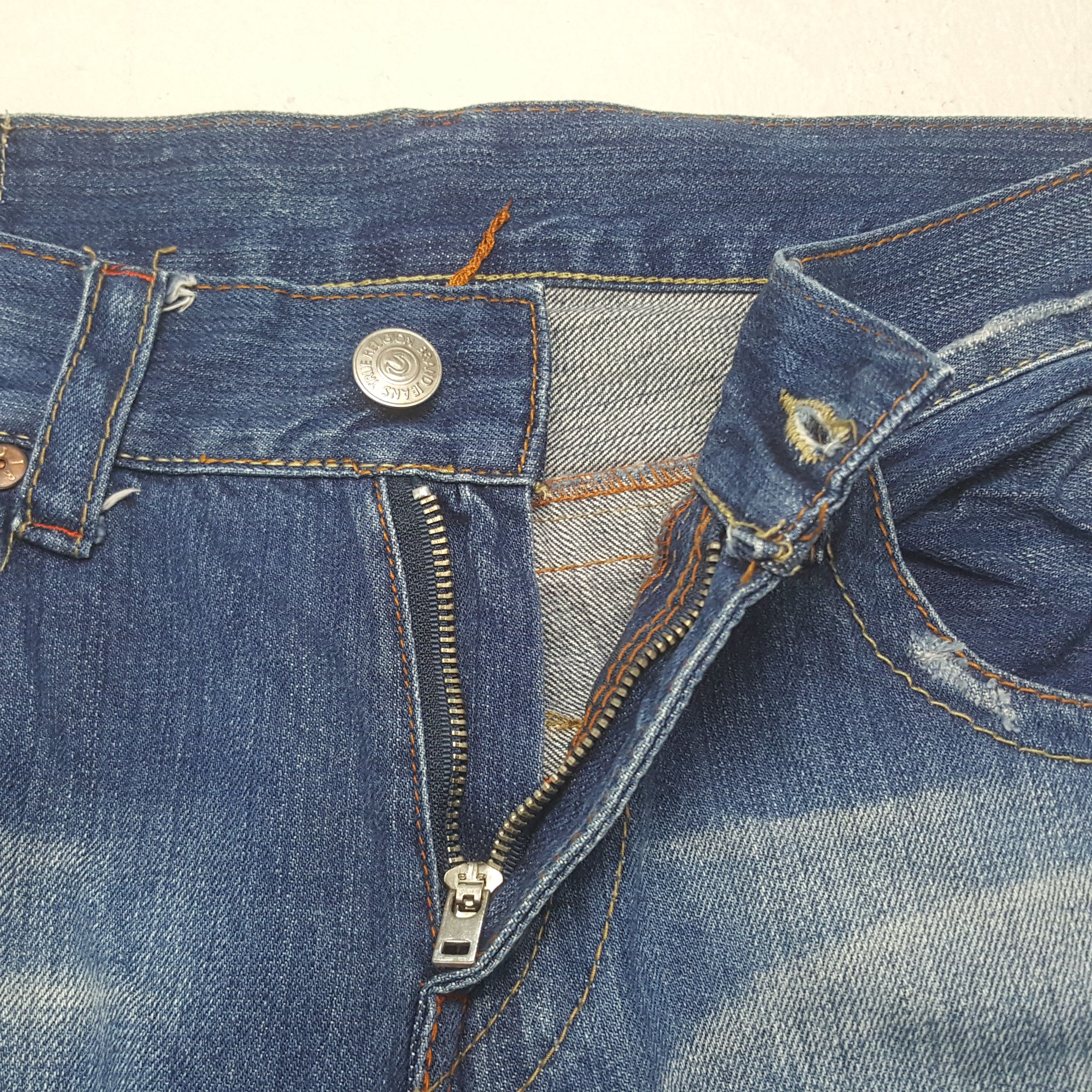 True Religion Vintage True Religion American Denim Jeans C297N18 Size US 34 / EU 50 - 7 Thumbnail