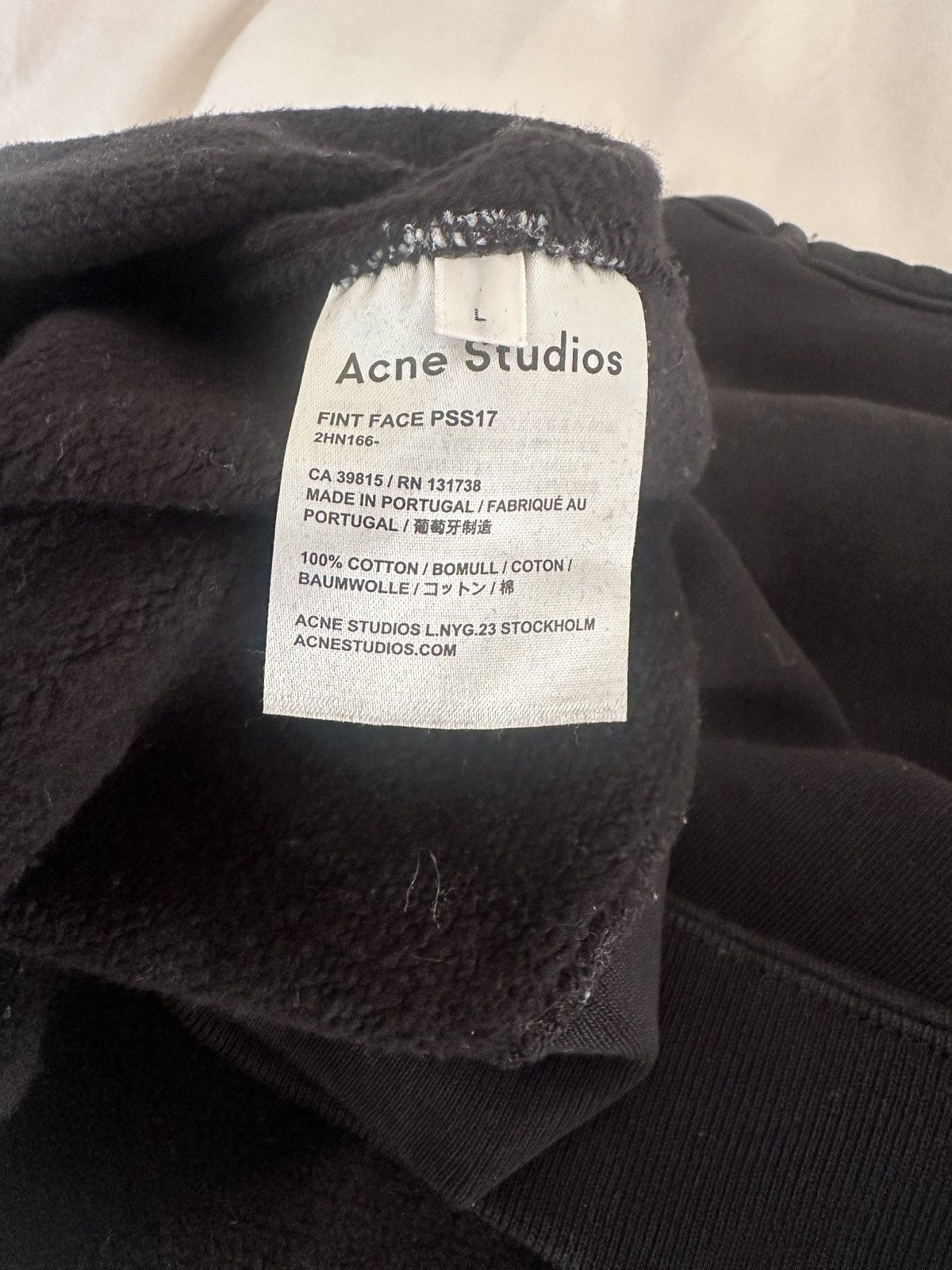Acne Studios Acne Studios Crewneck Sweatshirt Face Logo Size US XL / EU 56 / 4 - 5 Thumbnail
