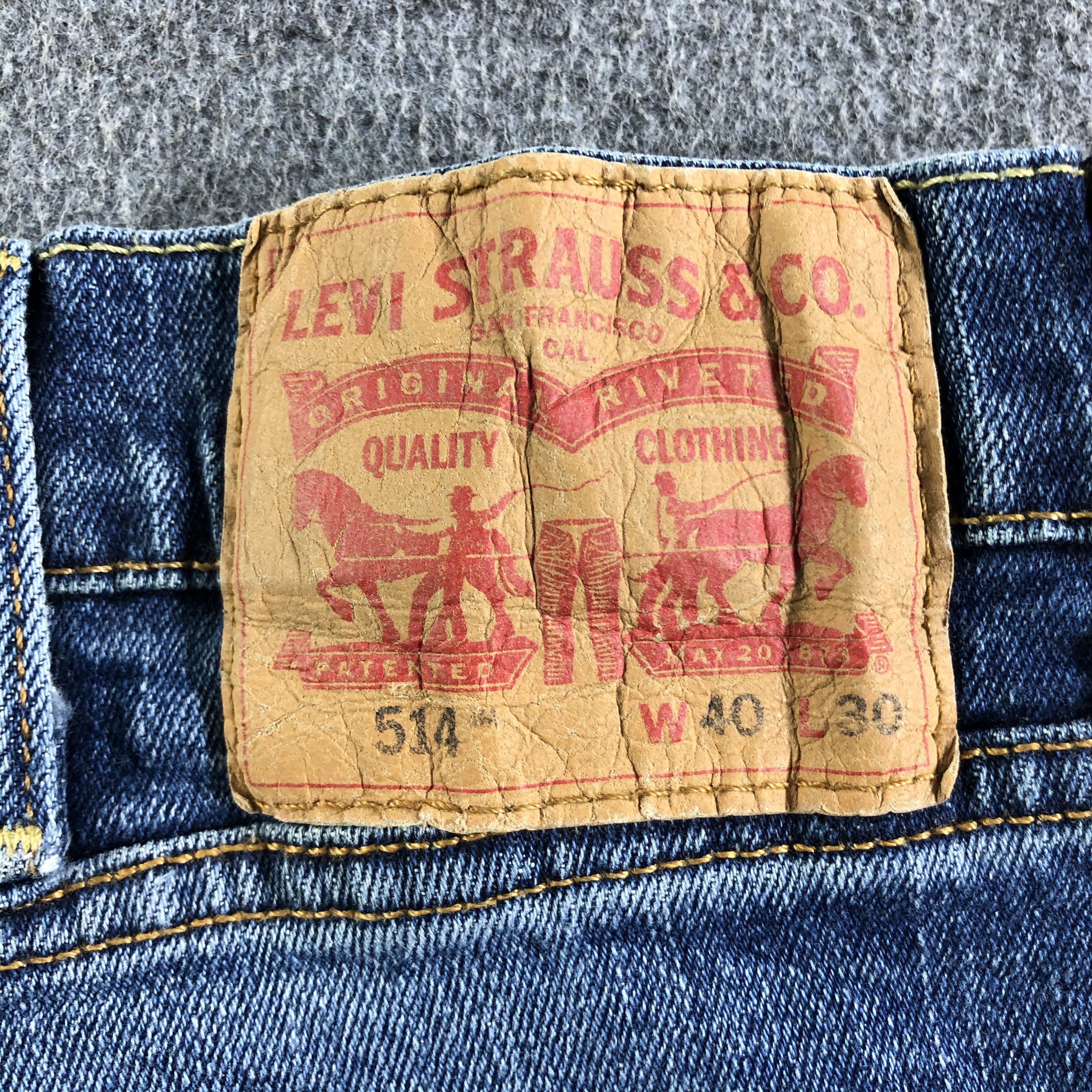 Levi's Vintage Blue Wash Levis 514 Jeans-J4320 Size US 40 / EU 56 - 5 Thumbnail