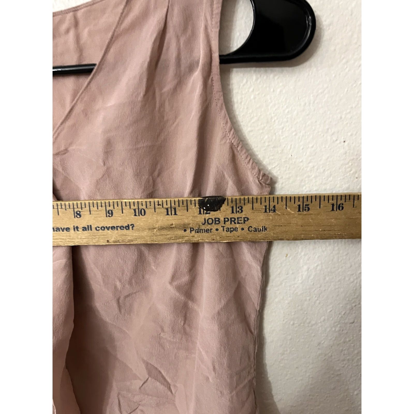 Talbots VINTAGE Talbots Silk Blouse Women 2P Sleeveless Pink Sheer V-Neck All Seasons Designer Size XS / US 0-2 / IT 36-38 - 5 Thumbnail