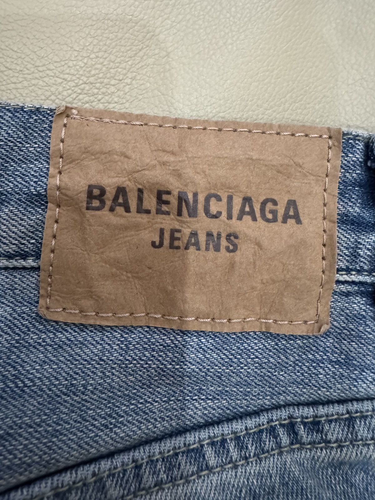 Balenciaga Balenciaga Flared Denim Jeans in Outback Blue BNWT S Size US 31 - 24 Thumbnail