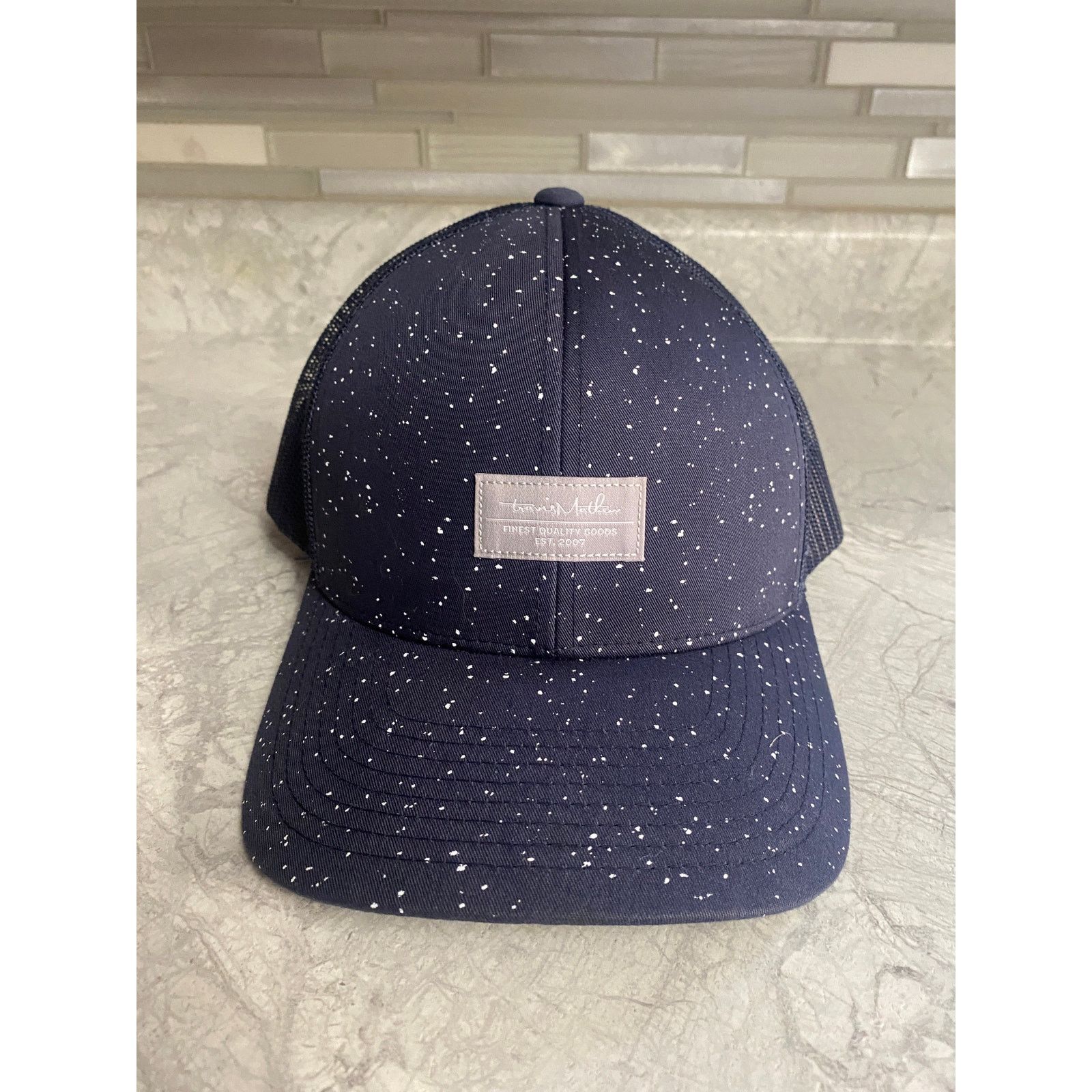 TravisMathew TravisMathew Blue Snapback Trucker Hat Size ONE SIZE - 2 Thumbnail