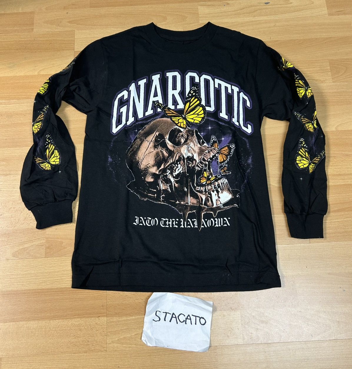 Gnarcotic × Rap Tees Gnarcotic Lil Gnar Into The Unknown Long Sleeve Black Size US S / EU 44-46 / 1 - 1 Thumbnail
