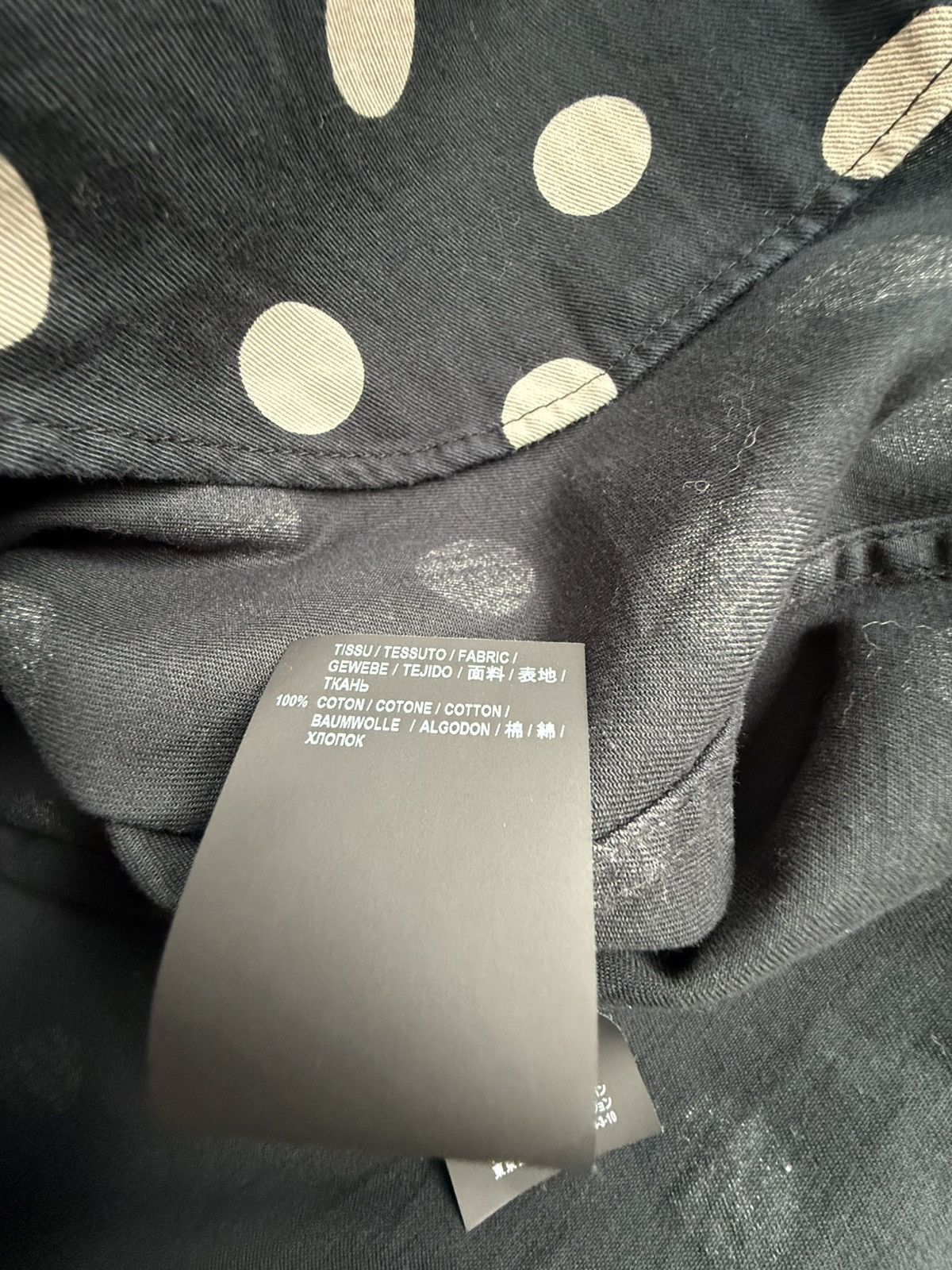Saint Laurent Paris Saint Laurent black polka dot western denim shirt XL Grail Size US XL / EU 56 / 4 - 23 Thumbnail