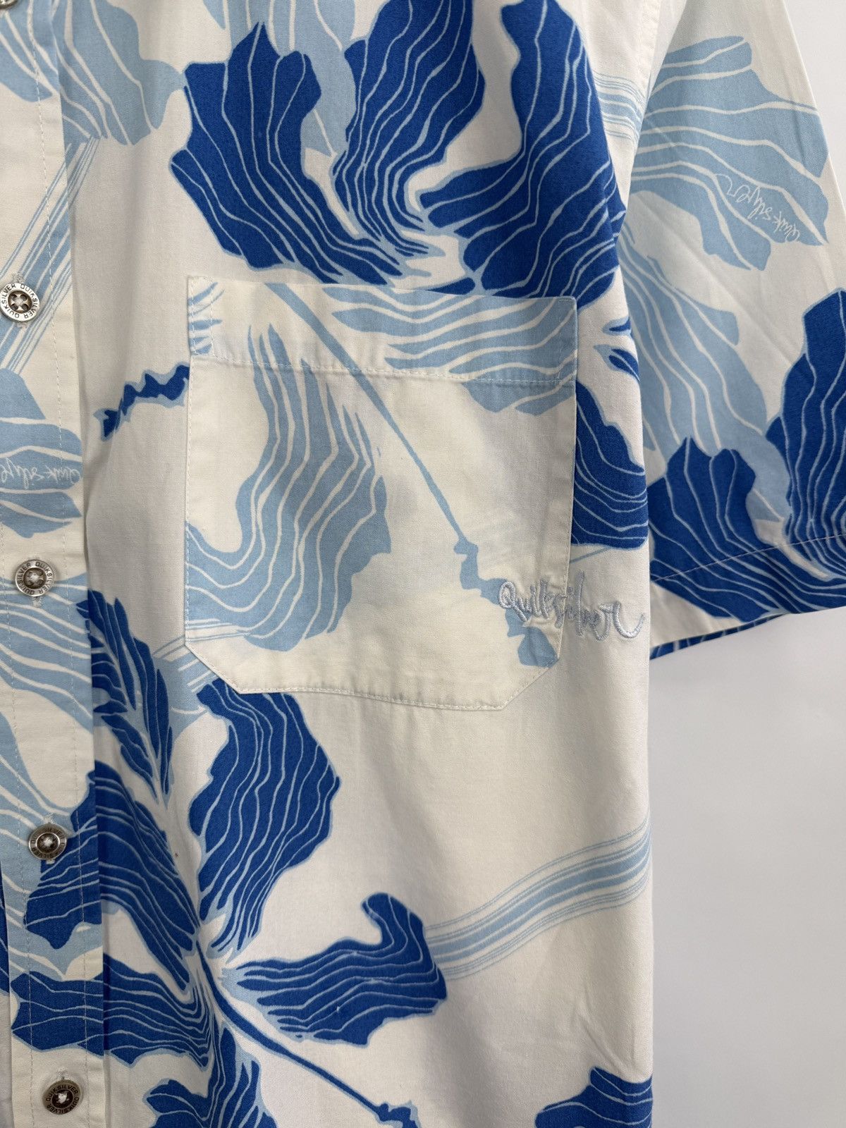 Quiksilver 🌺 Vintage 90s Quiksilver Hawaiian Shirt Rare Retro Hype Y2K Size US M / EU 48-50 / 2 - 4 Thumbnail