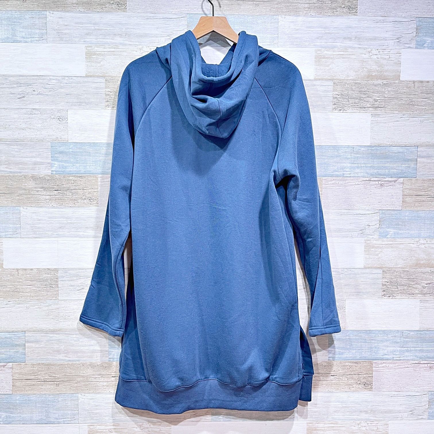 Other Pretty Garden Hoodie Sweatshirt Dress Blue Kangaroo Pocket Size XL / US 12-14 / IT 48-50 - 3 Thumbnail
