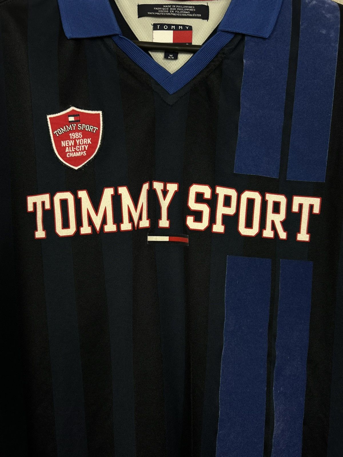 Tommy Hilfiger × Vintage Vintage Y2K Tommy Jeans Sport Long sleeve jersey style Size US M / EU 48-50 / 2 - 4 Thumbnail