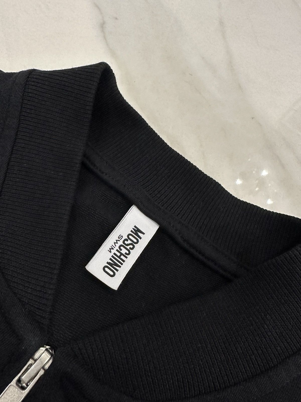 Moschino Moschino Swim Bomber Jacket Black Zip Size S / US 4 / IT 40 - 3 Thumbnail