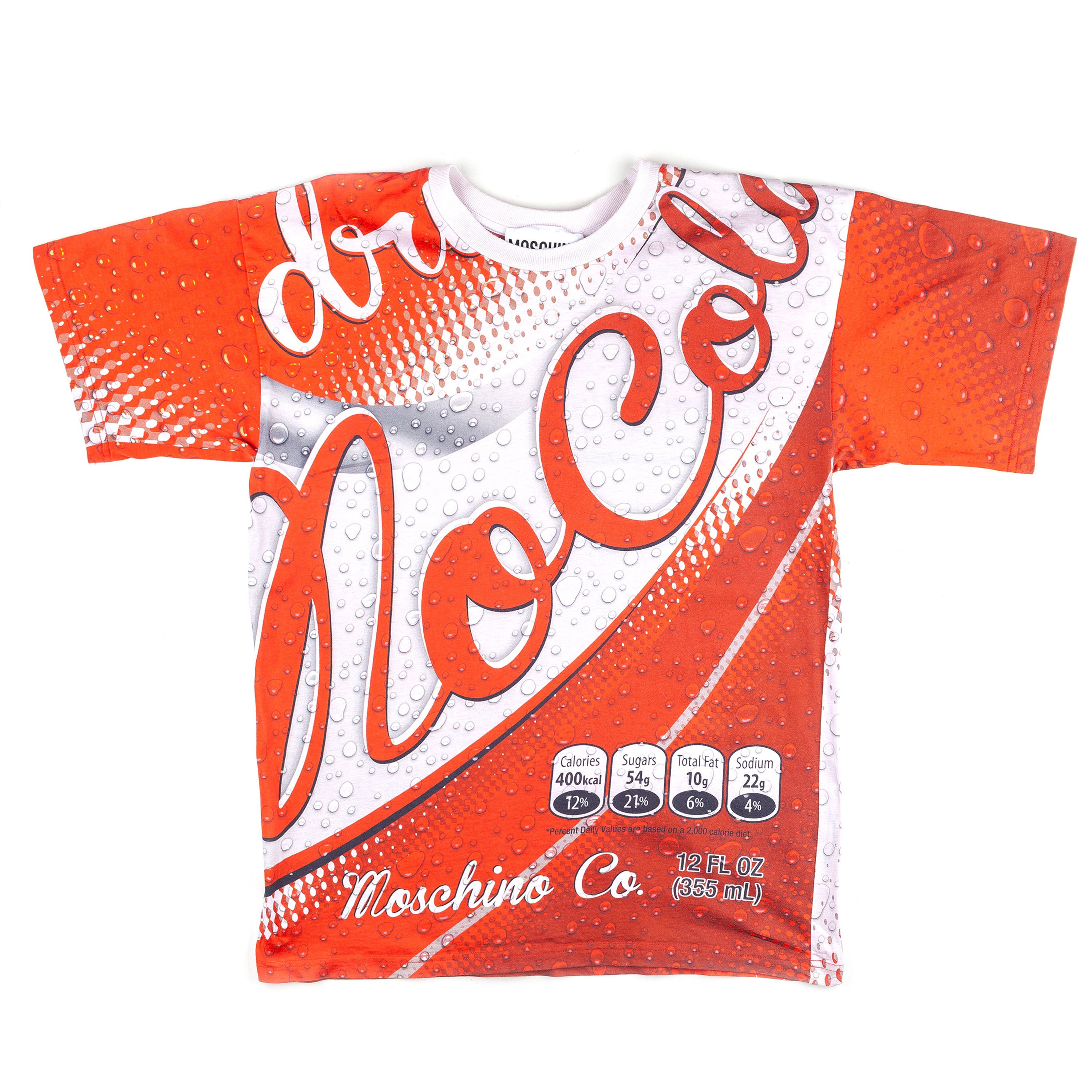 Boutique Moschino × Moschino Moschino Couture Soft Drink Cola Oversized T-Shirt (XS) Size XS / US 0-2 / IT 36-38 - 1 Thumbnail