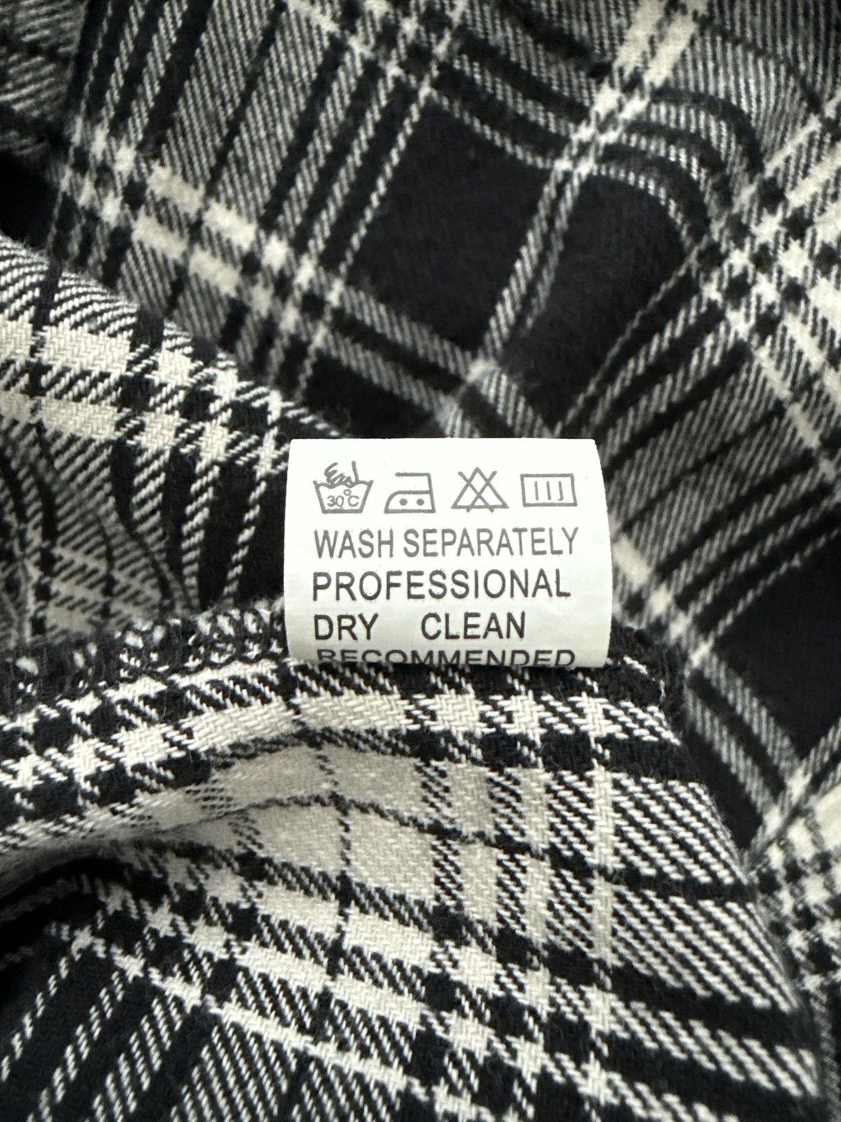 Richie Le Collection Flannel - Black/White Size US M / EU 48-50 / 2 - 5 Thumbnail