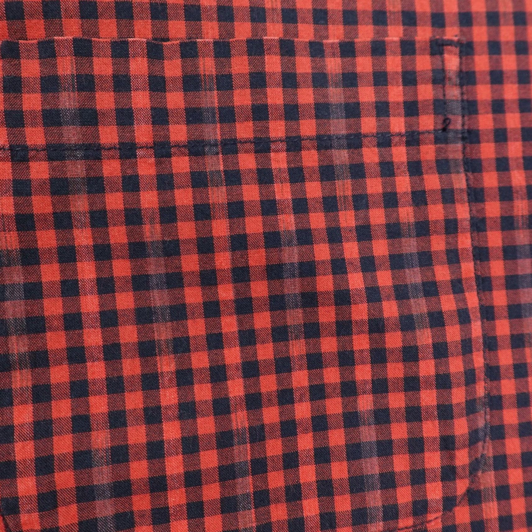 Outerknown VINTAGE Outerknown Shirt Mens Large Red Blue Gingham Plaid Button Up Organic Cotton Camp Size US L / EU 52-54 / 3 - 3 Thumbnail