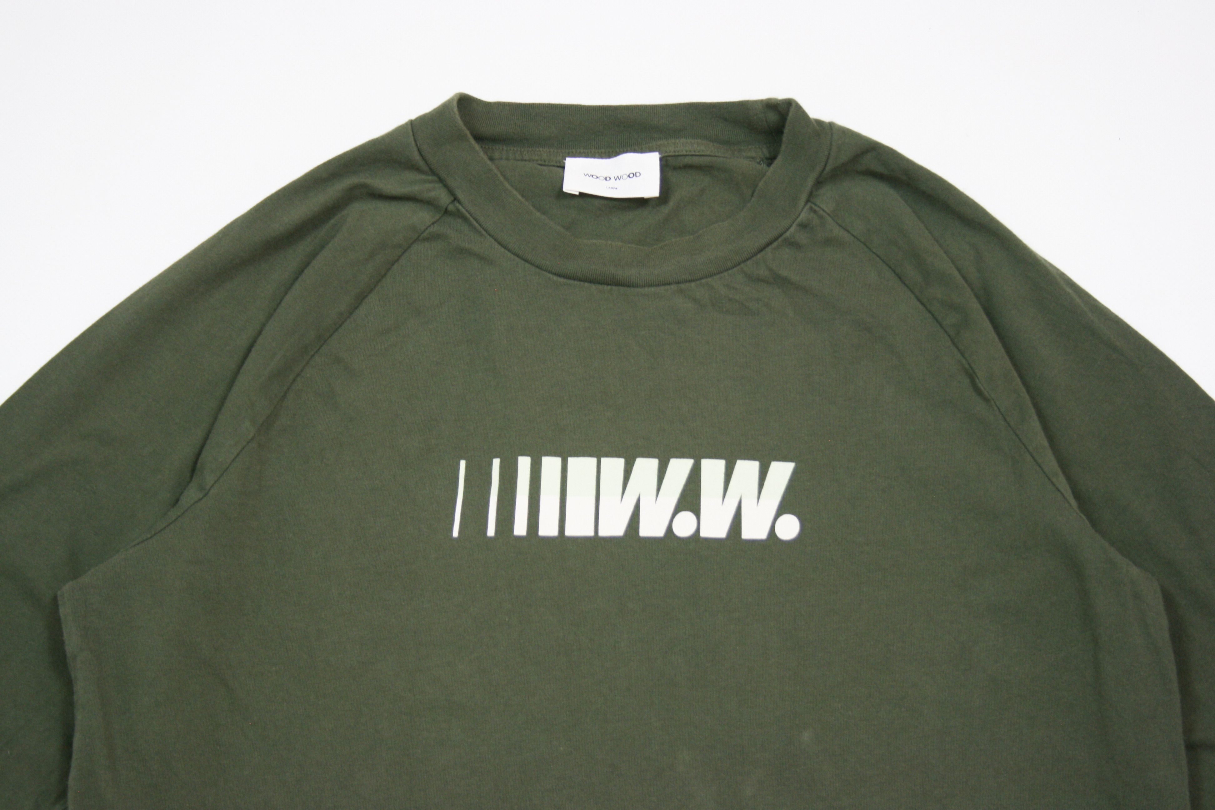 Wood Wood SS20 Han Big Logo Longsleeve Size US L / EU 52-54 / 3 - 3 Thumbnail