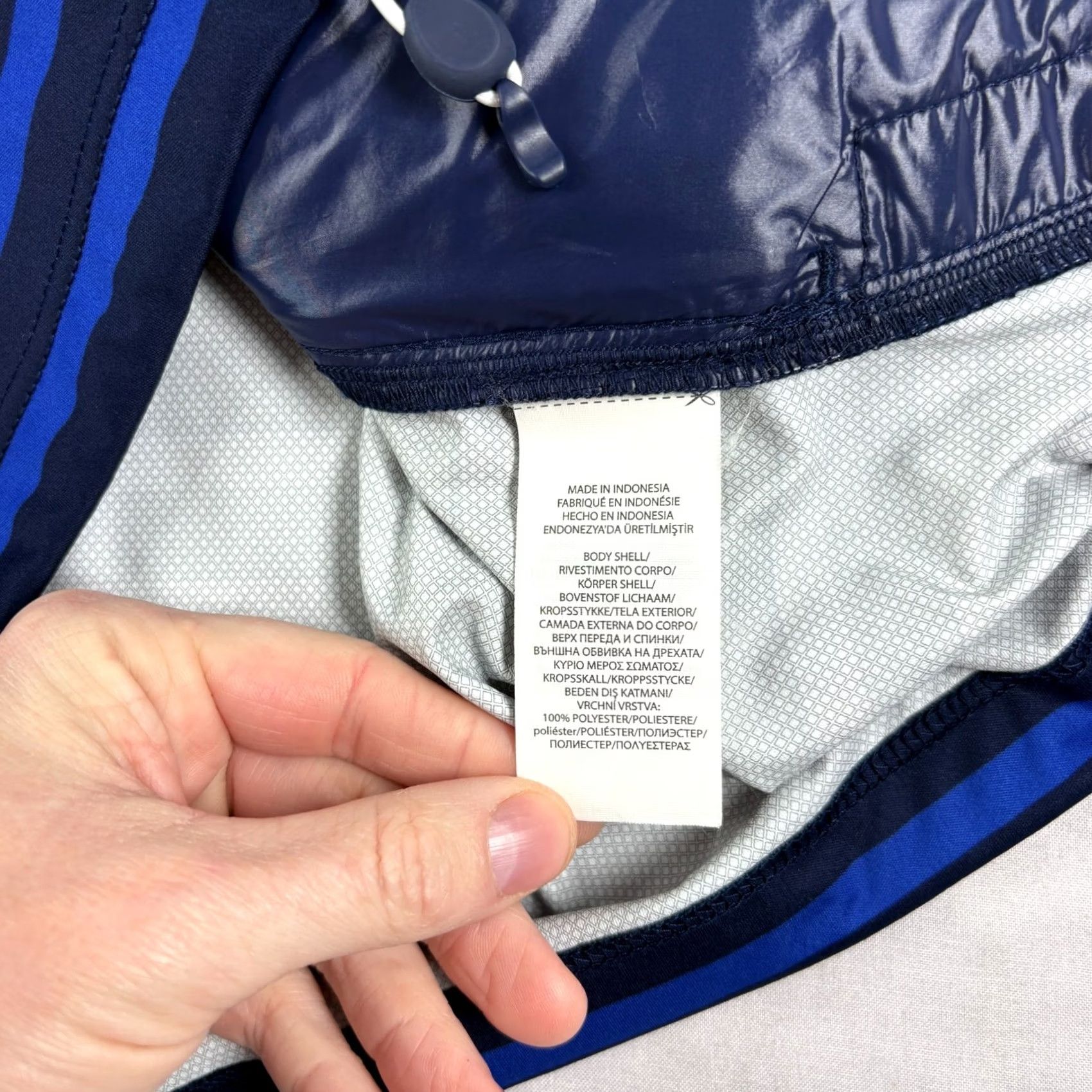 RLX Ralph Lauren VINTAGE RLX Ralph Lauren Vest Mens Large Blue Striped Windbreaker Golf Water Resistant Size US L / EU 52-54 / 3 - 6 Thumbnail