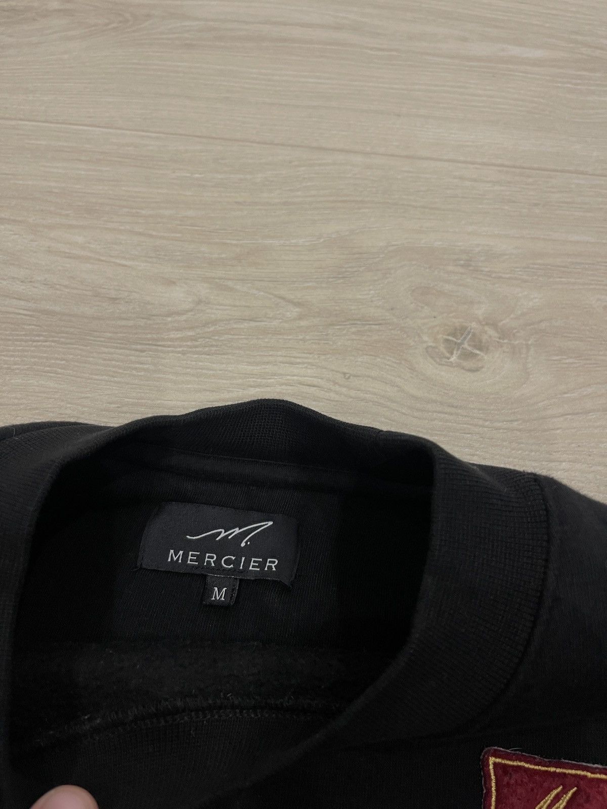 Vintage Vintage Mercier black sweater sweatshirt with logo Size US M / EU 48-50 / 2 - 5 Thumbnail