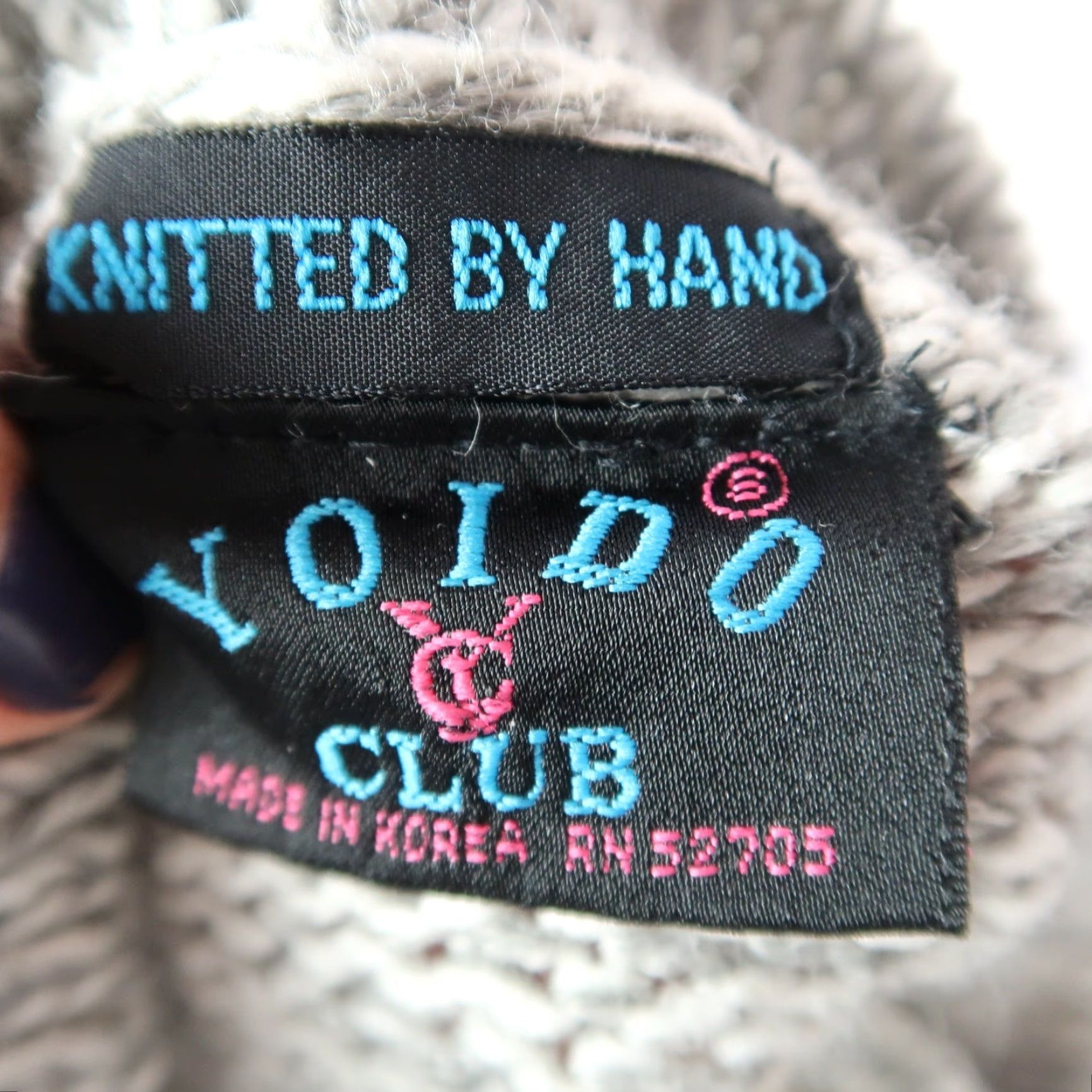 Vintage VINTAGE Yoido Club Diamond Check Henley Sweater S Womens Pullover Long Sleeve Knit 90s 80s Argyle Ramie Acrylic Cream Grey Size S / US 4 / IT 40 - 5 Thumbnail
