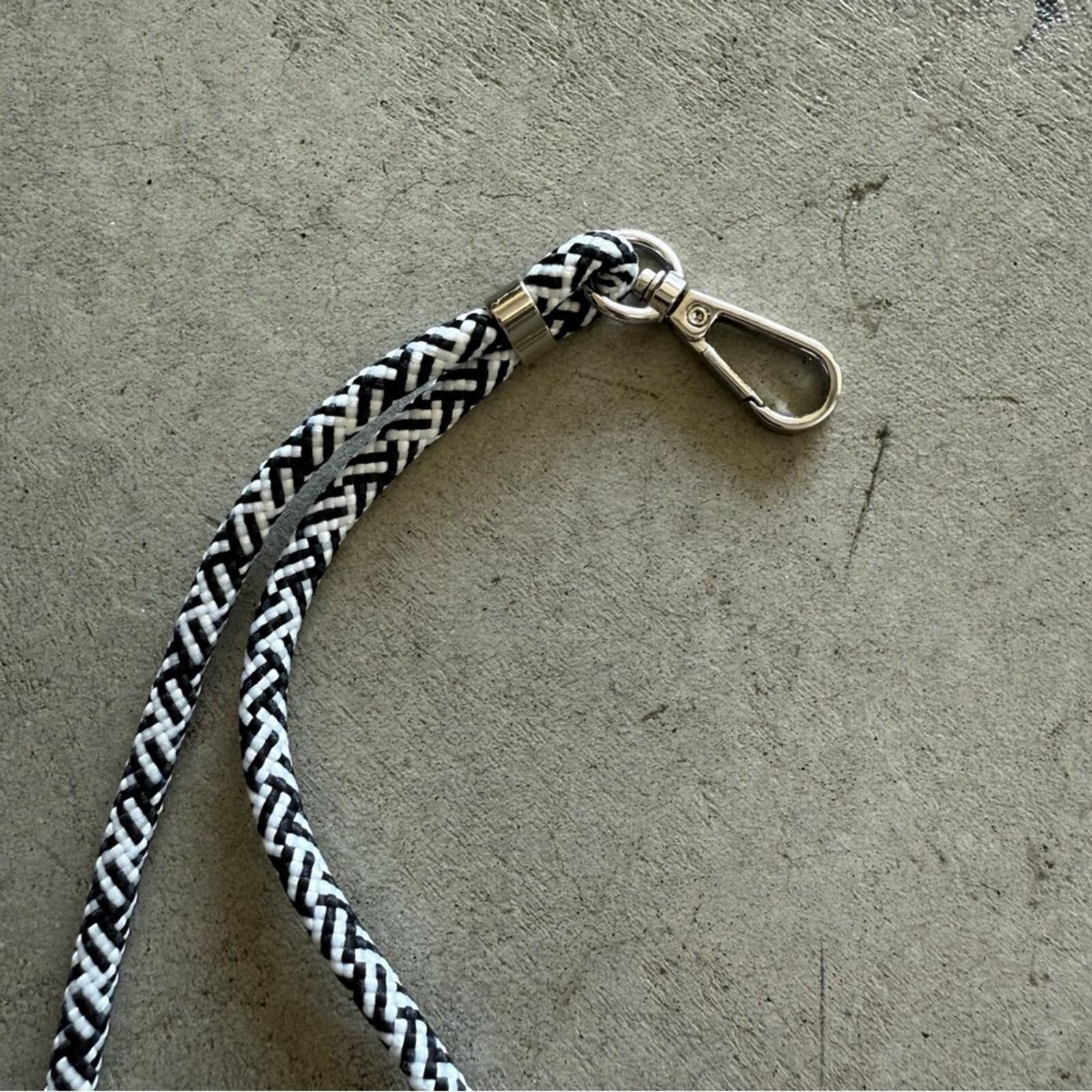 Other Phone Lanyard Crossbody Strap / Black White Size ONE SIZE - 5 Thumbnail