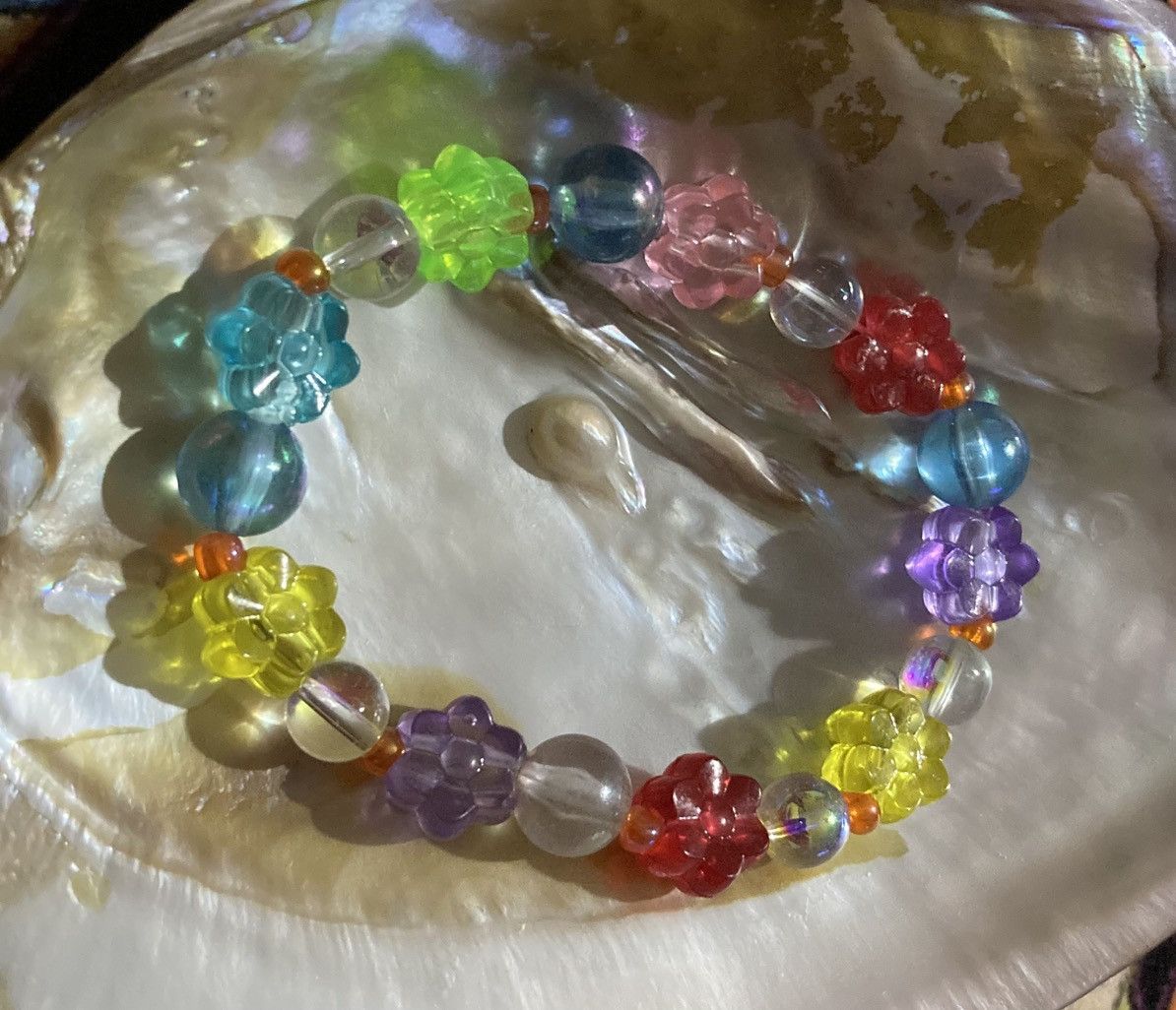 Other Jelly colourful flower bracelet Size ONE SIZE - 1 Preview
