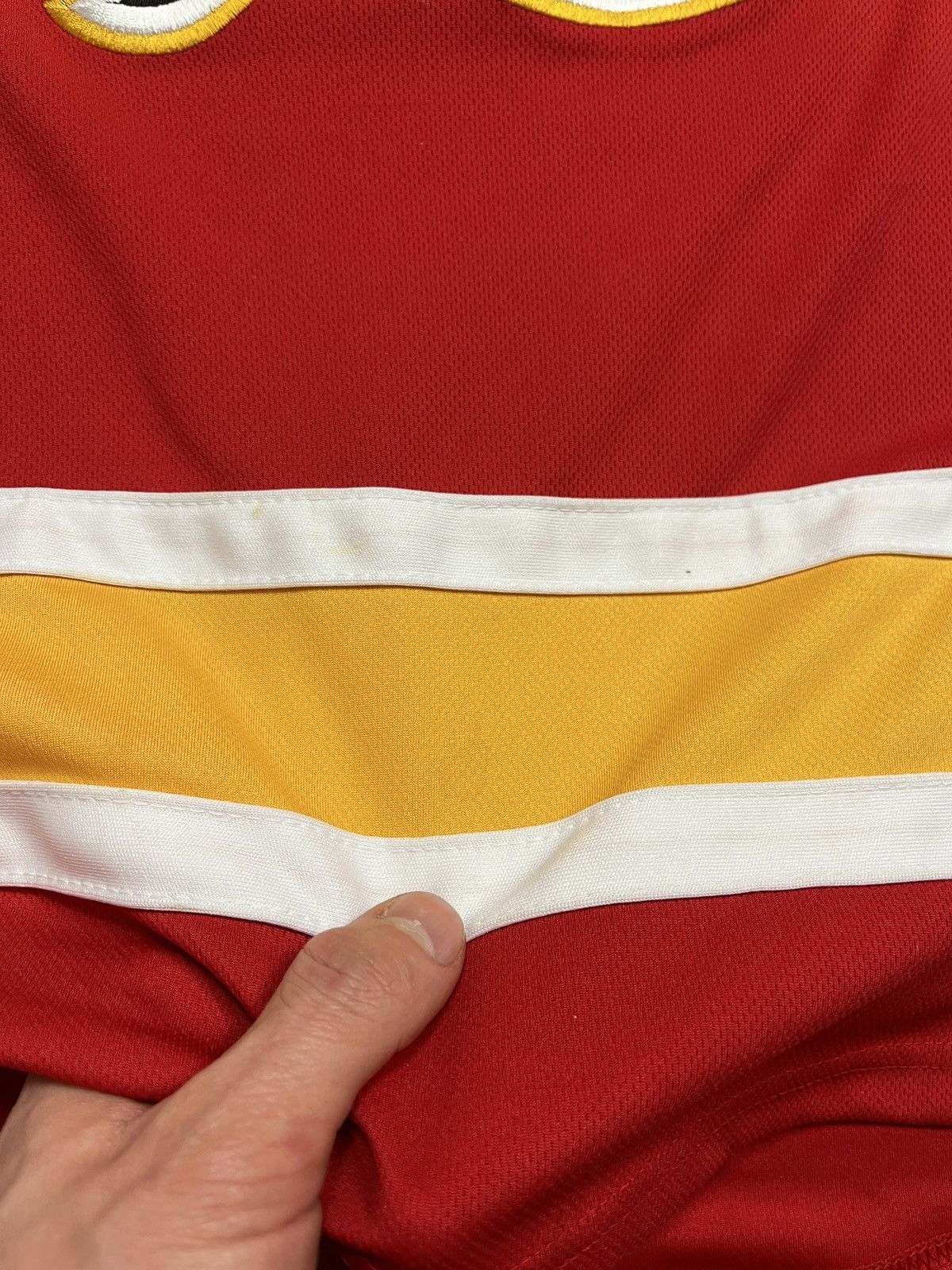 NHL NHL Calgary Flames Hockey Jersey Big Logo Longsleeve Rare Size US M / EU 48-50 / 2 - 11 Thumbnail