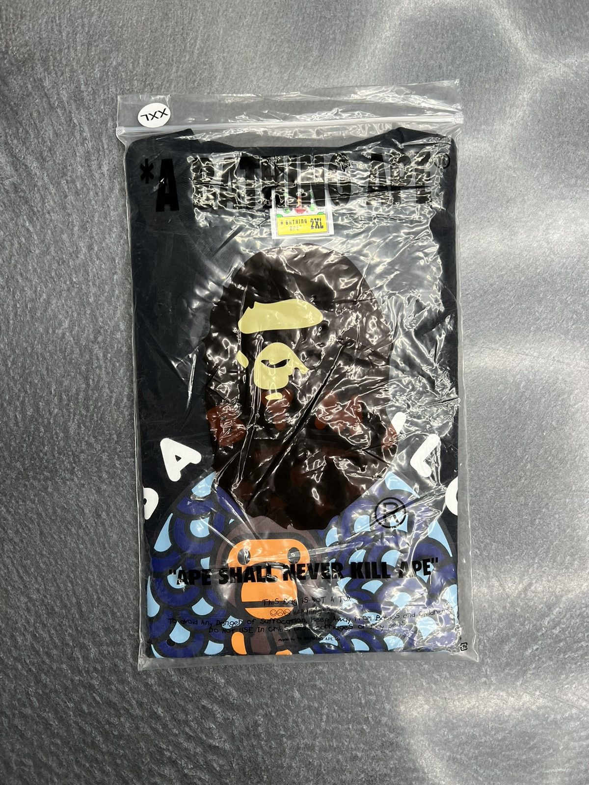 Bape Bape Koinobori on Baby Milo T-Shirt Size US XXL / EU 58 / 5 - 6 Thumbnail