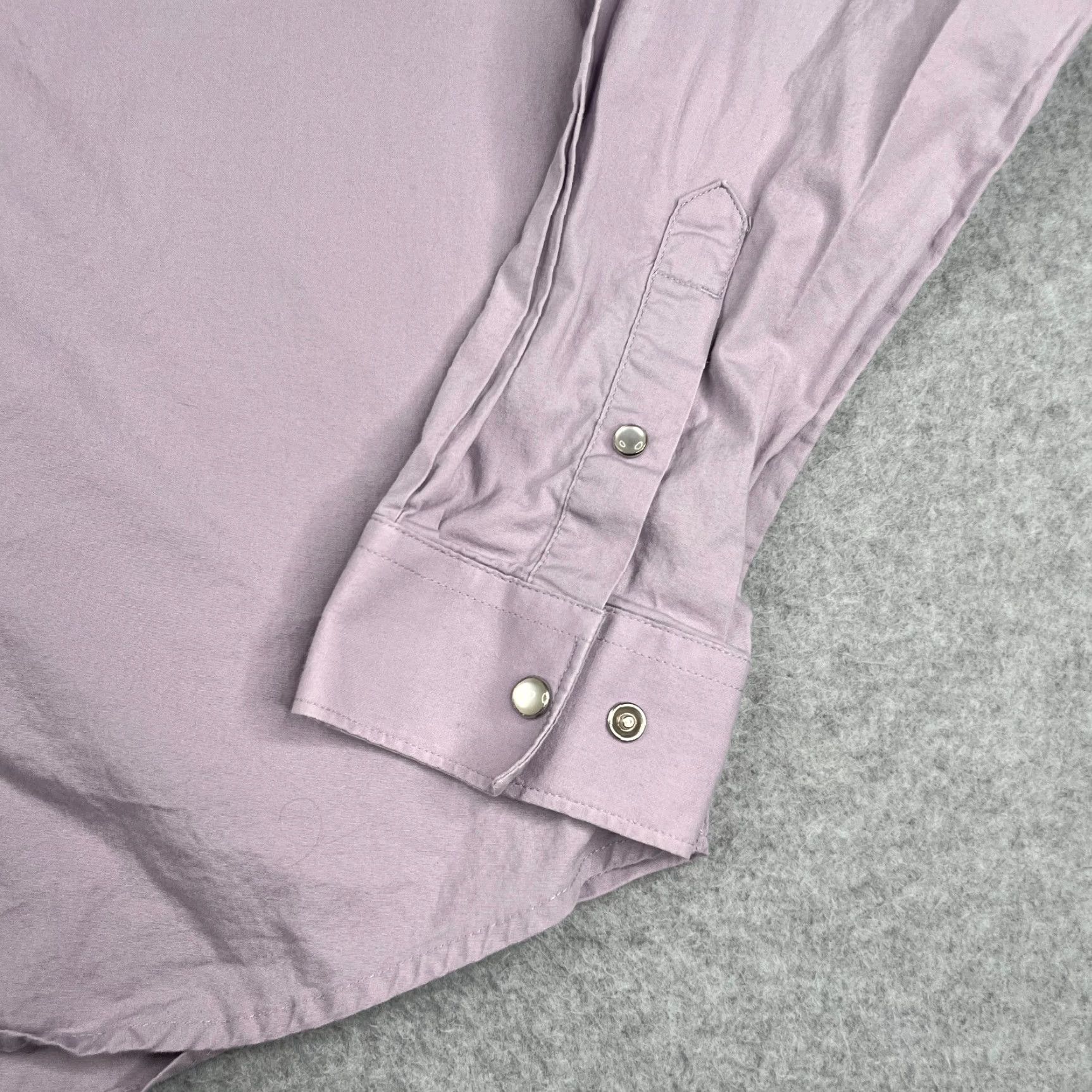 Express Express Shirt Large Lavender Pearl Button-Up Long Sleeve Mens Size US L / EU 52-54 / 3 - 2 Thumbnail