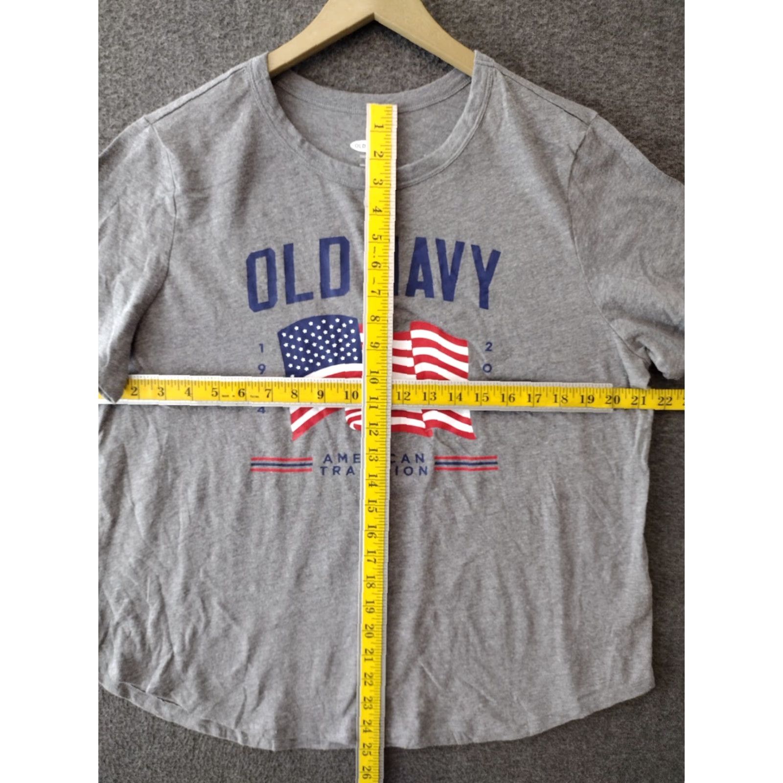 Old Navy Old Navy American Tradition T Shirt Unisex size XL Gray Size US XL / EU 56 / 4 - 4 Thumbnail