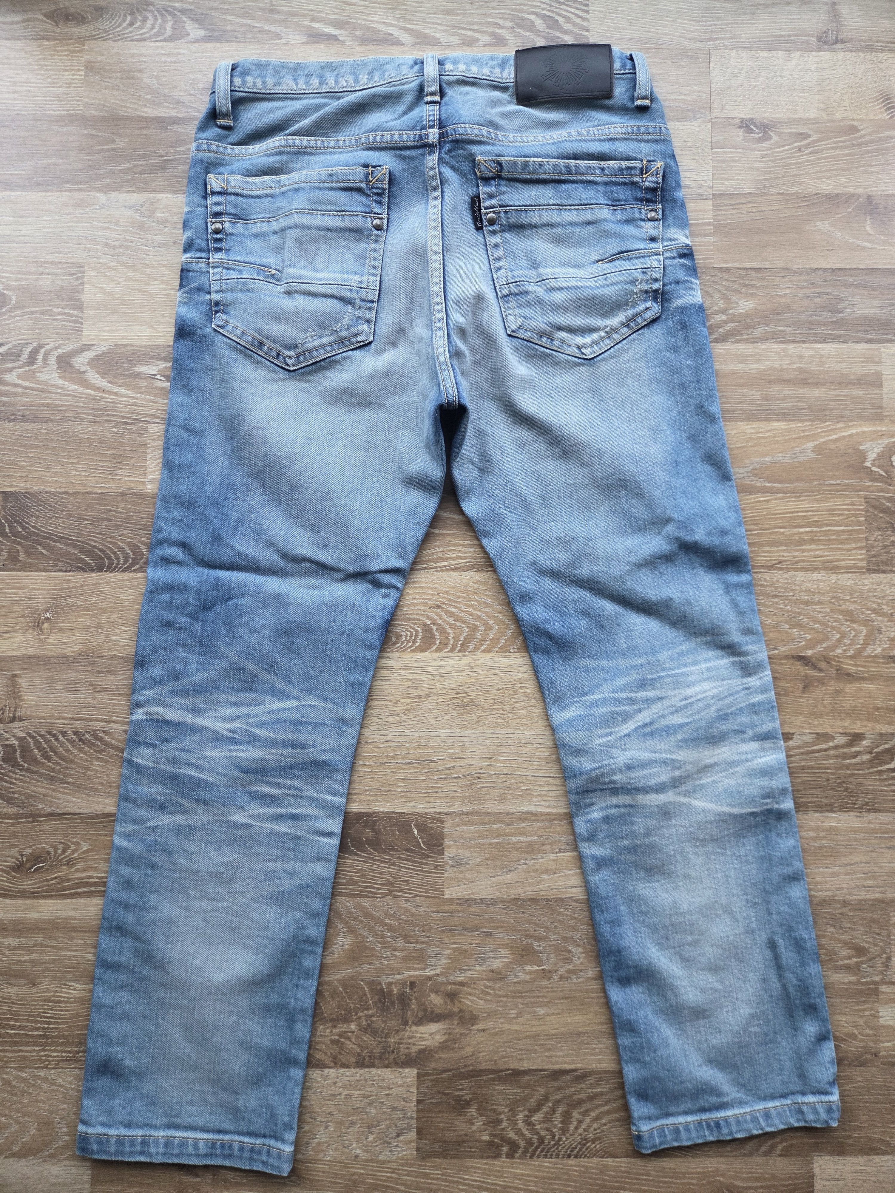 Tornado Mart Distreesed Tornado Mart Japan Stone Wash Faded Jeans Size 28" / US 6 / IT 42 - 1 Thumbnail