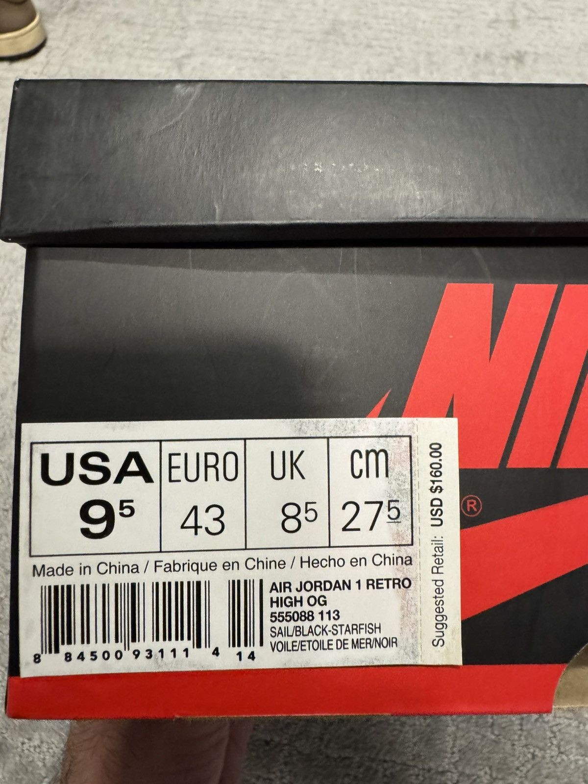 Jordan Brand Nike Air Jordan 1 Retro Shattered Backboard Size US 9.5 / EU 42-43 - 14 Thumbnail