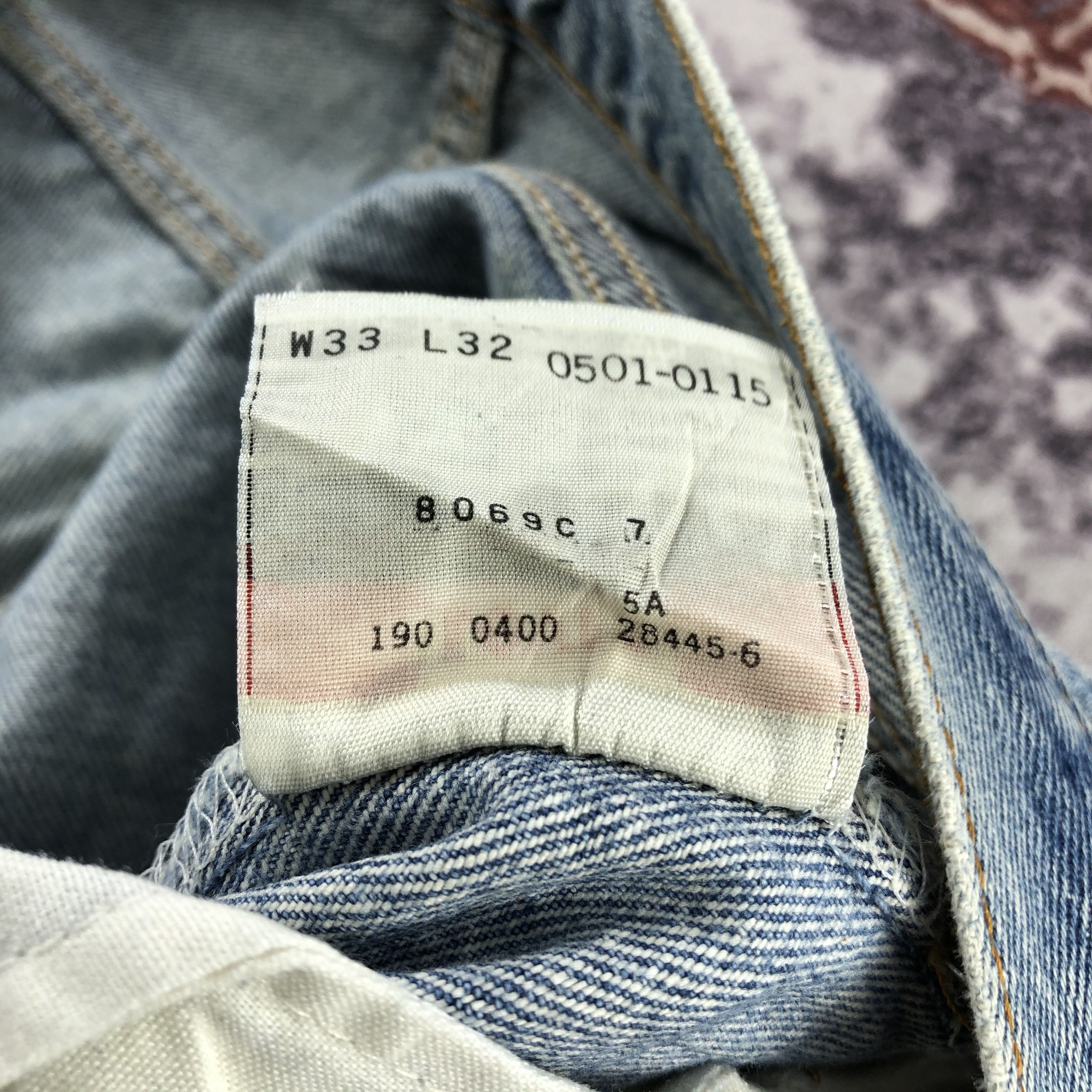 Levi's × Vintage Vintage Levis 501 Jeans-JM2892 Size US 33 - 12 Thumbnail