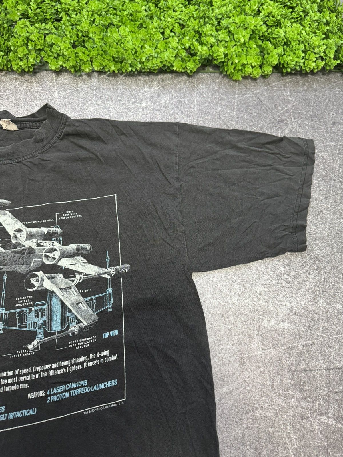 Star Wars Vintage 1996 Star Wars X-Wing StarFighter Shirt Celebrity Size US XL / EU 56 / 4 - 4 Thumbnail
