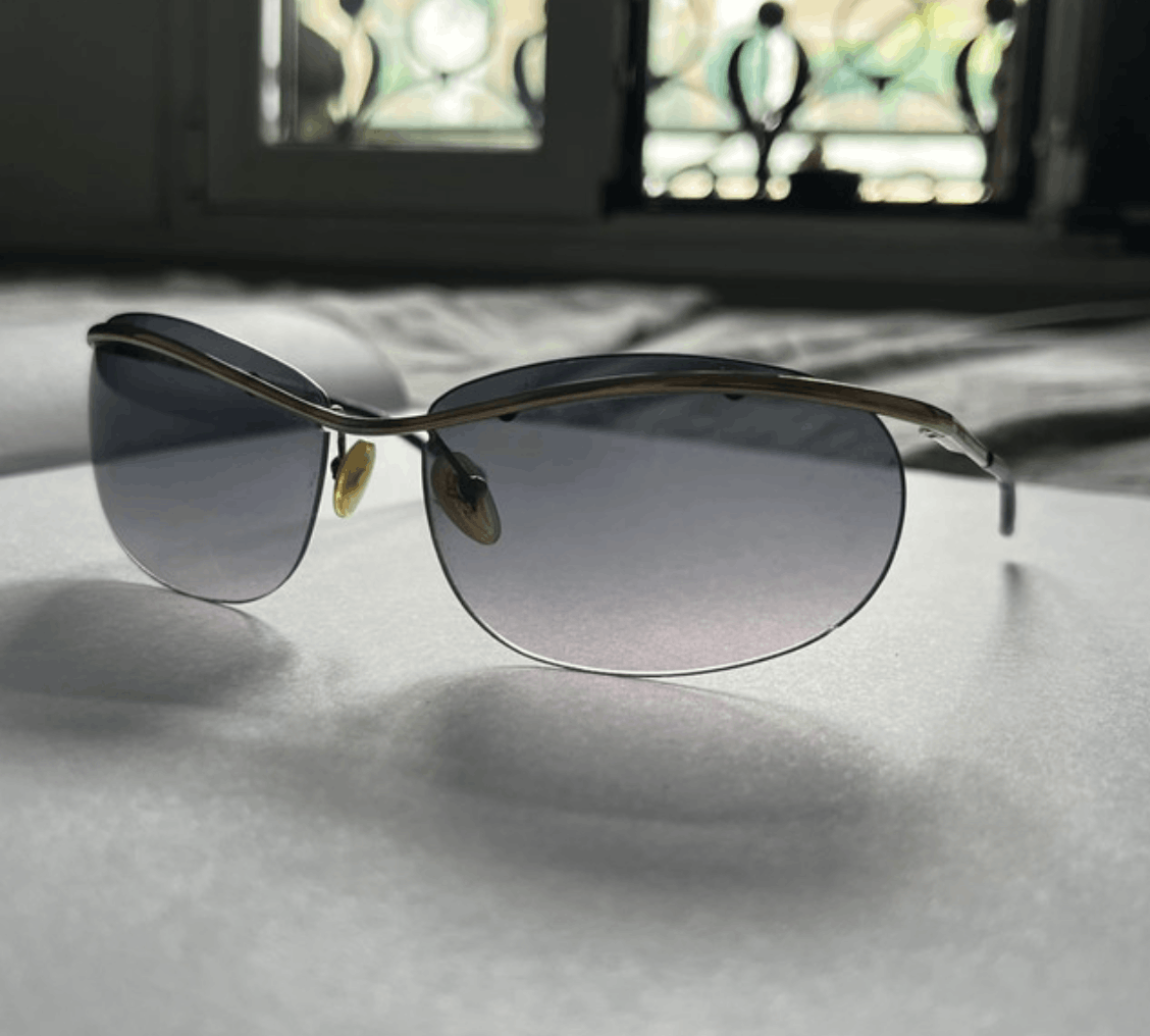 Gucci Gucci Sunglasses Mask Logo Shield GG Sport Vintage Size ONE SIZE - 2 Thumbnail