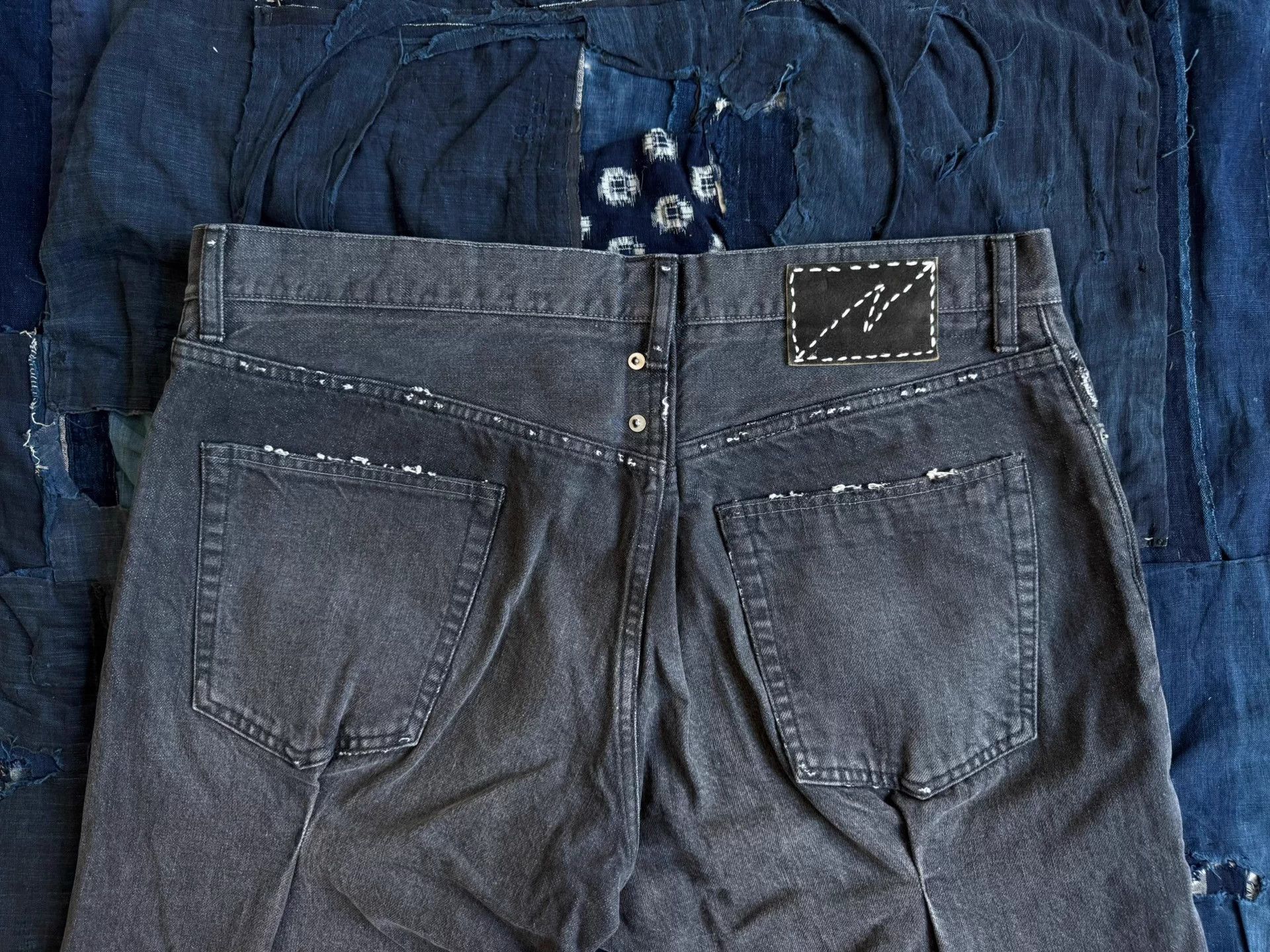 Visvim VISVIM 22SS ICT JOURNEYMAN PANTS Black Tacked Denim 4 Size US 36 / EU 52 - 6 Thumbnail