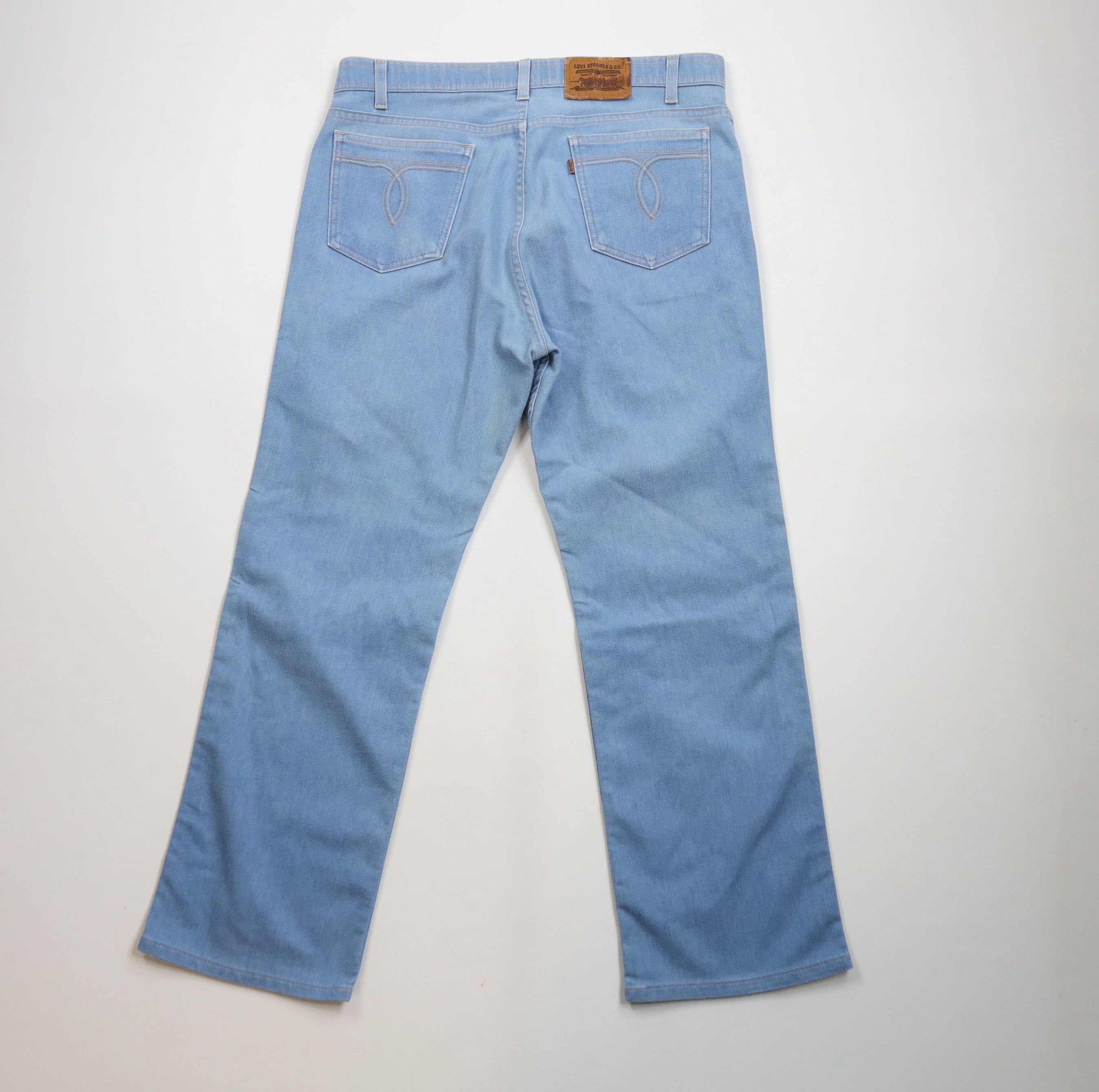 Levi's × Vintage Vintage 90s Levis Flared Wide Leg Denim Jeans Blue Size US 36 / EU 52 - 10 Thumbnail