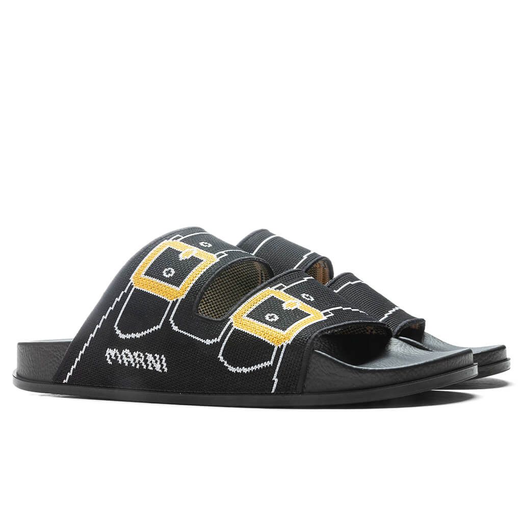Marni o1y0225 Logo Slippers in Multicolor Size US 9 / EU 42 - 2 Thumbnail
